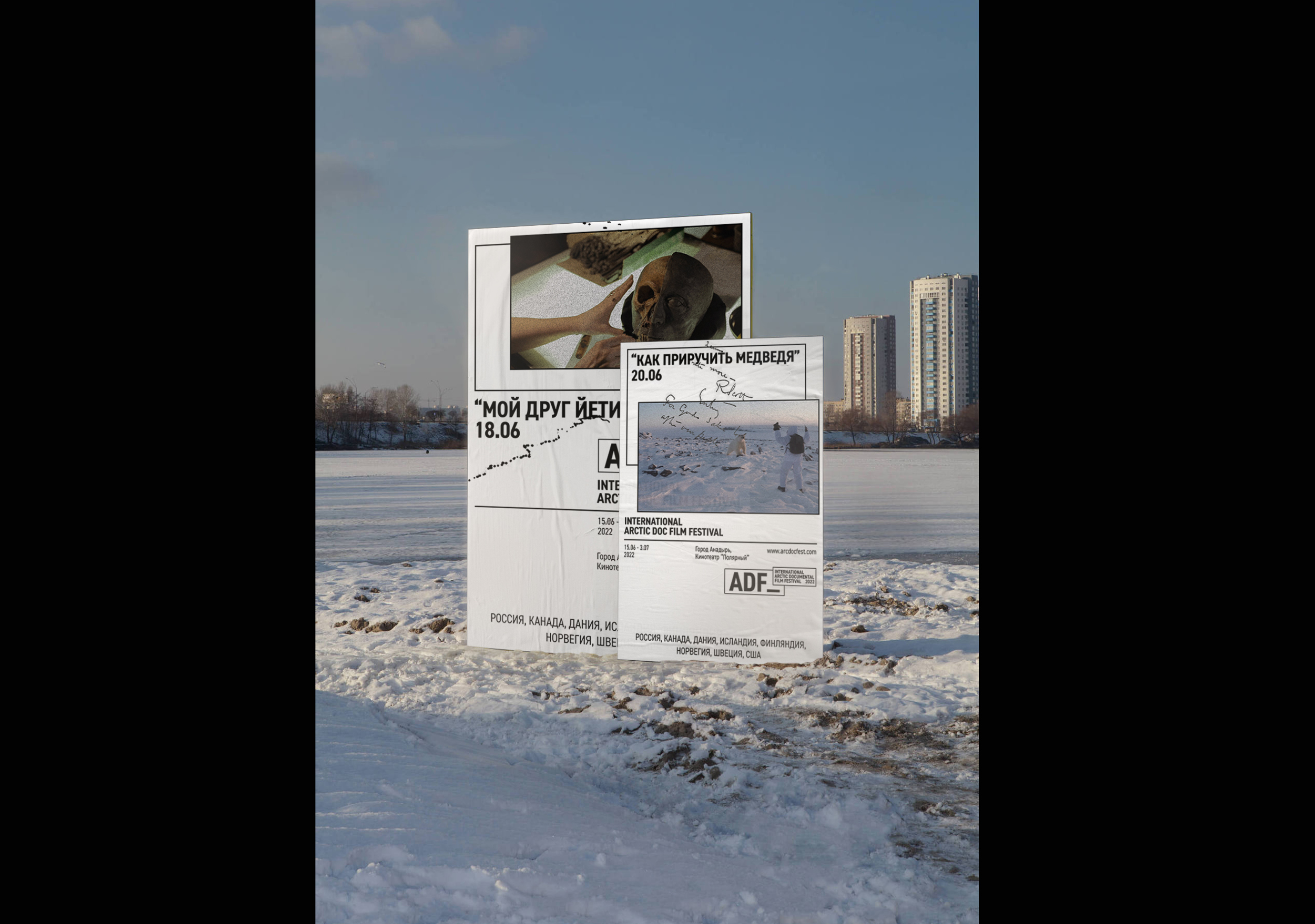 Arctic Documentary Film Festival. Айдентика — Изображение №8 — Брендинг, Графика на Dprofile