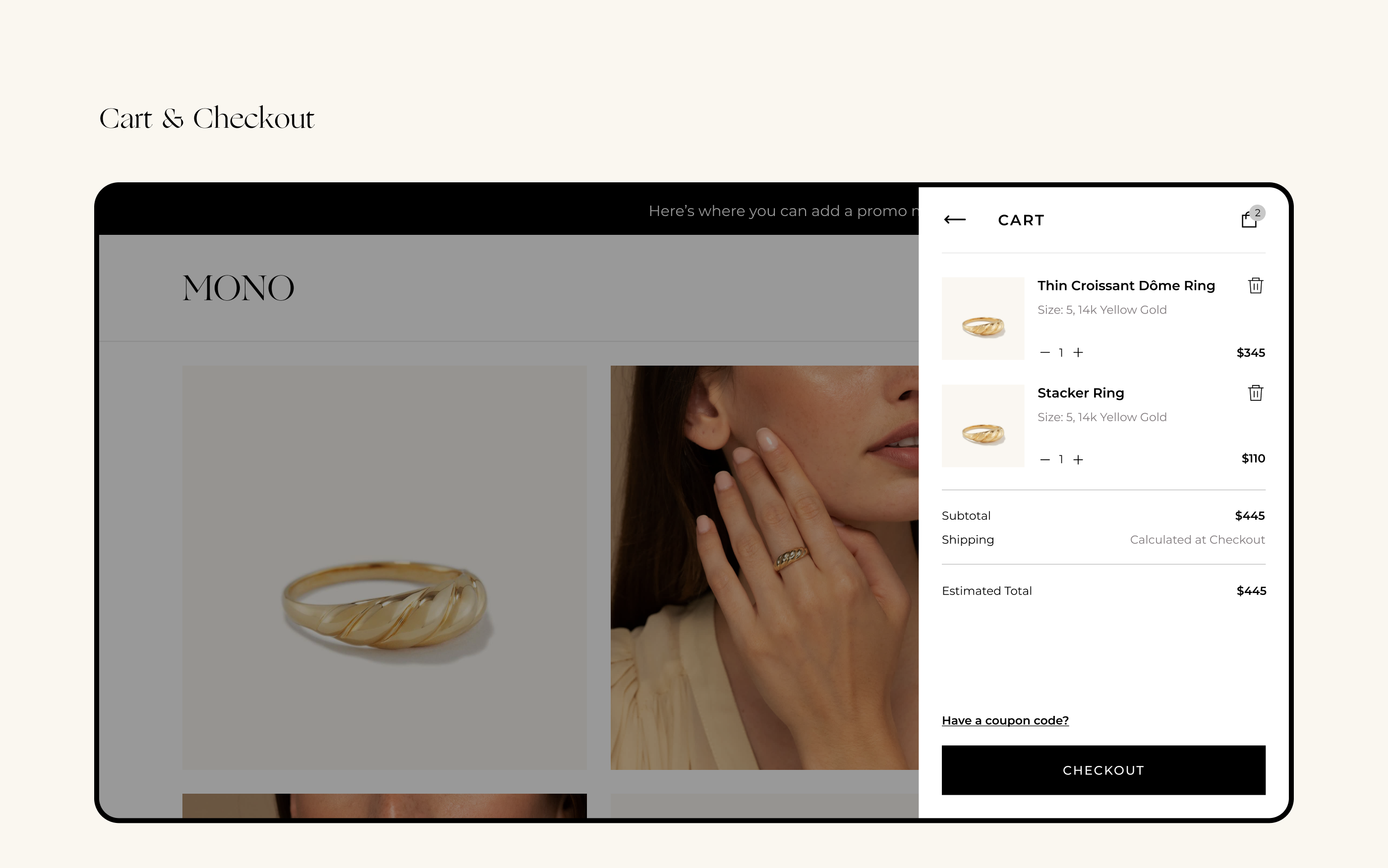 Mono Jewelry | E-commerce — Изображение №7 — Интерфейсы на Dprofile