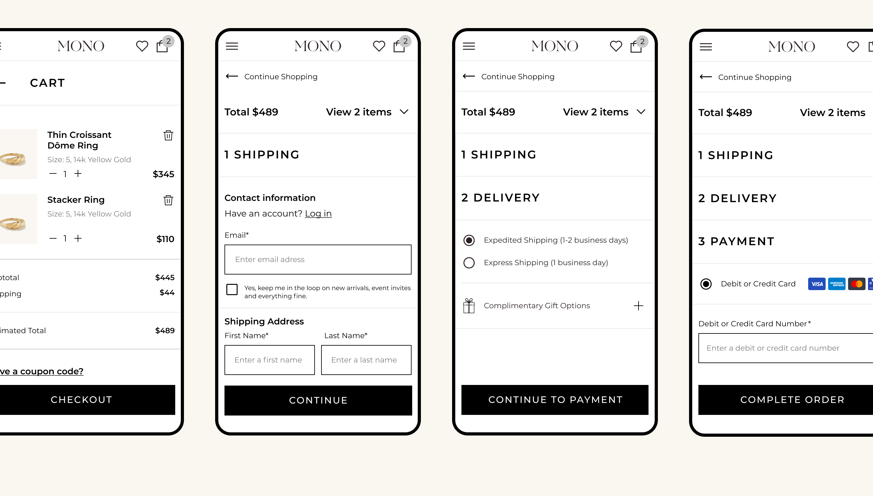 Mono Jewelry | E-commerce — Изображение №9 — Интерфейсы на Dprofile