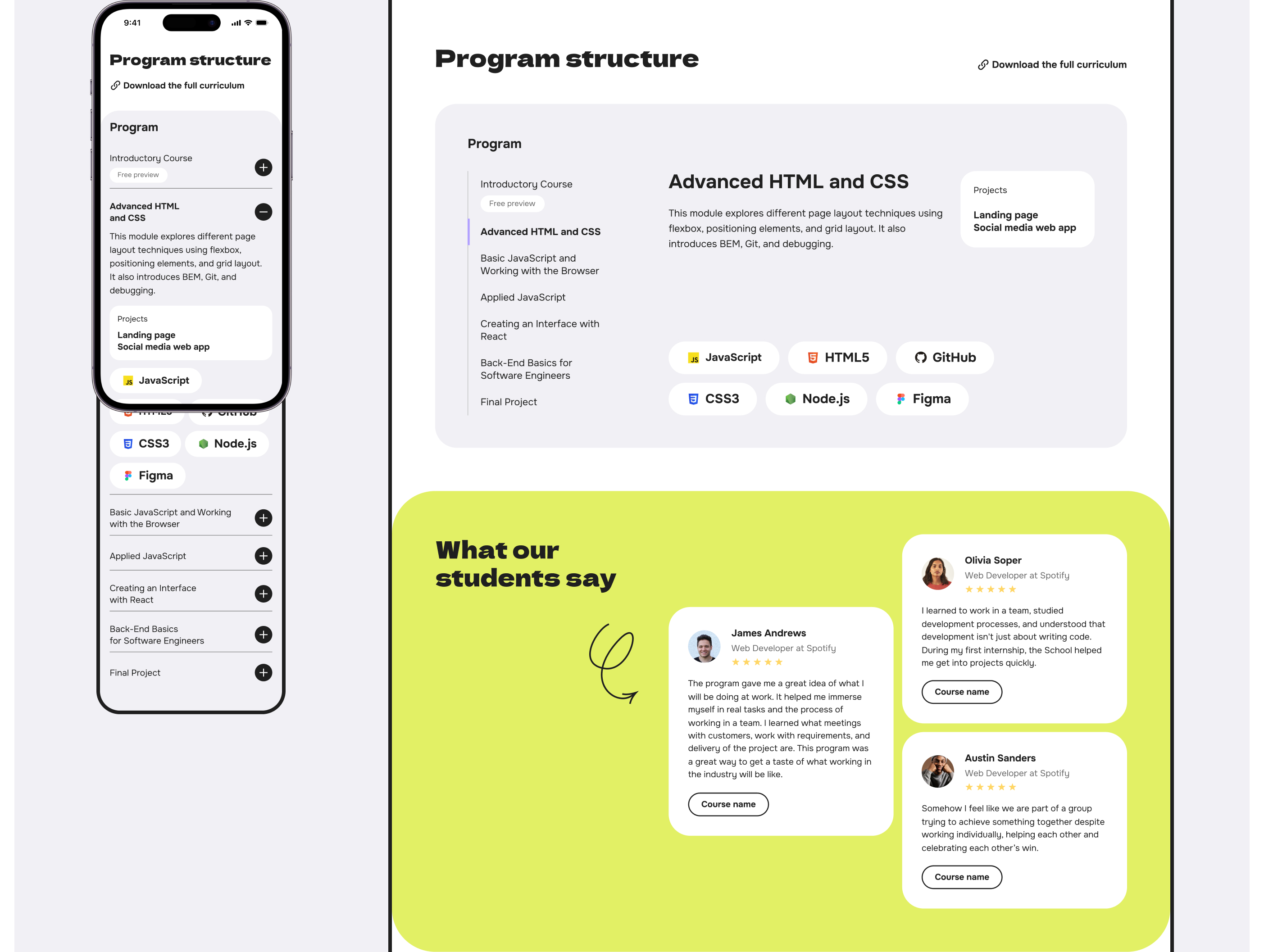 techtutor - Online IT School — Изображение №19 — Интерфейсы, Анимация на Dprofile