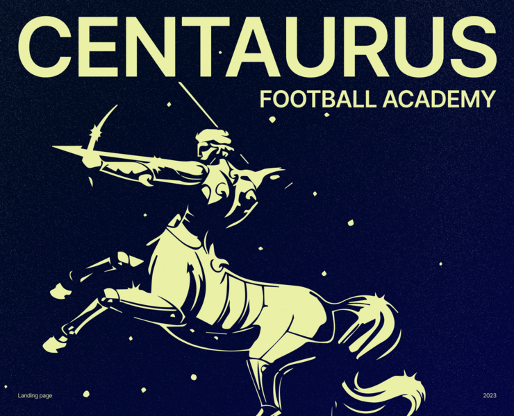Landing page for Centaurus — Брендинг, Маркетинг на Dprofile