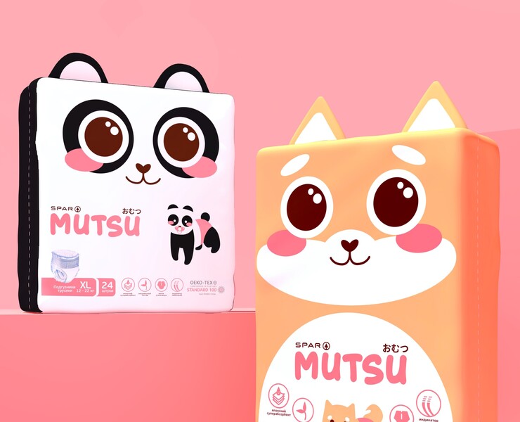 Mutsu — линейка товаров детской гигиены на Dprofile
