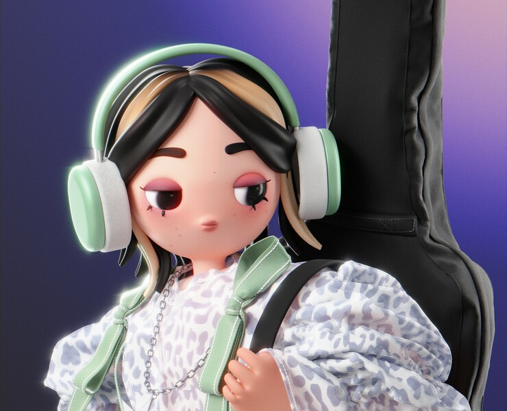 Random Character Design — Иллюстрация, 3D на Dprofile