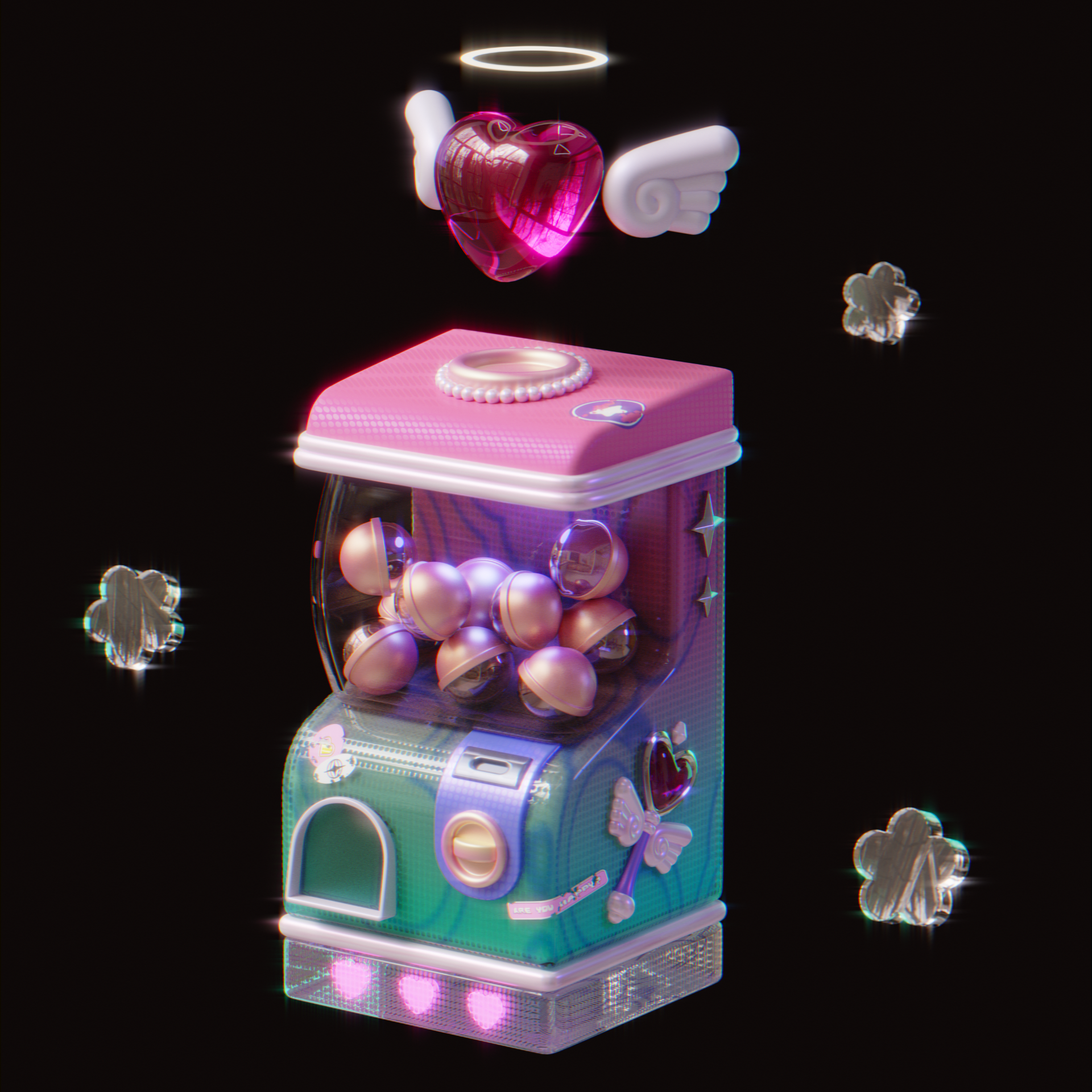 Gachapon machine — Изображение №2 — 3D на Dprofile