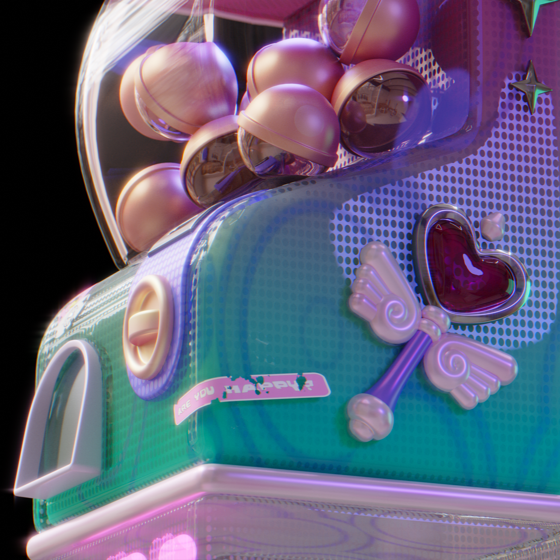Gachapon machine — Изображение №3 — 3D на Dprofile