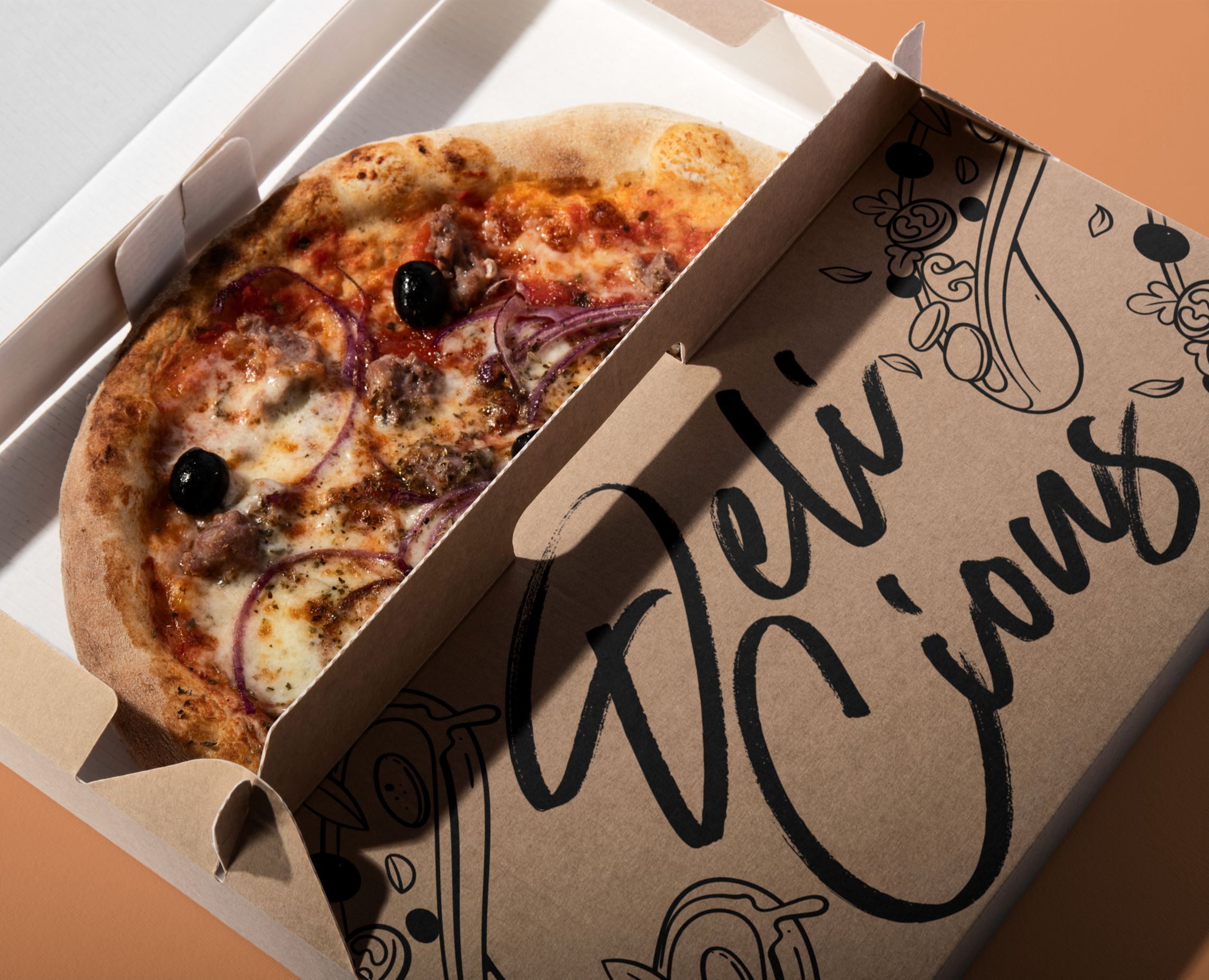 Delicions italian pizza — Брендинг на Dprofile