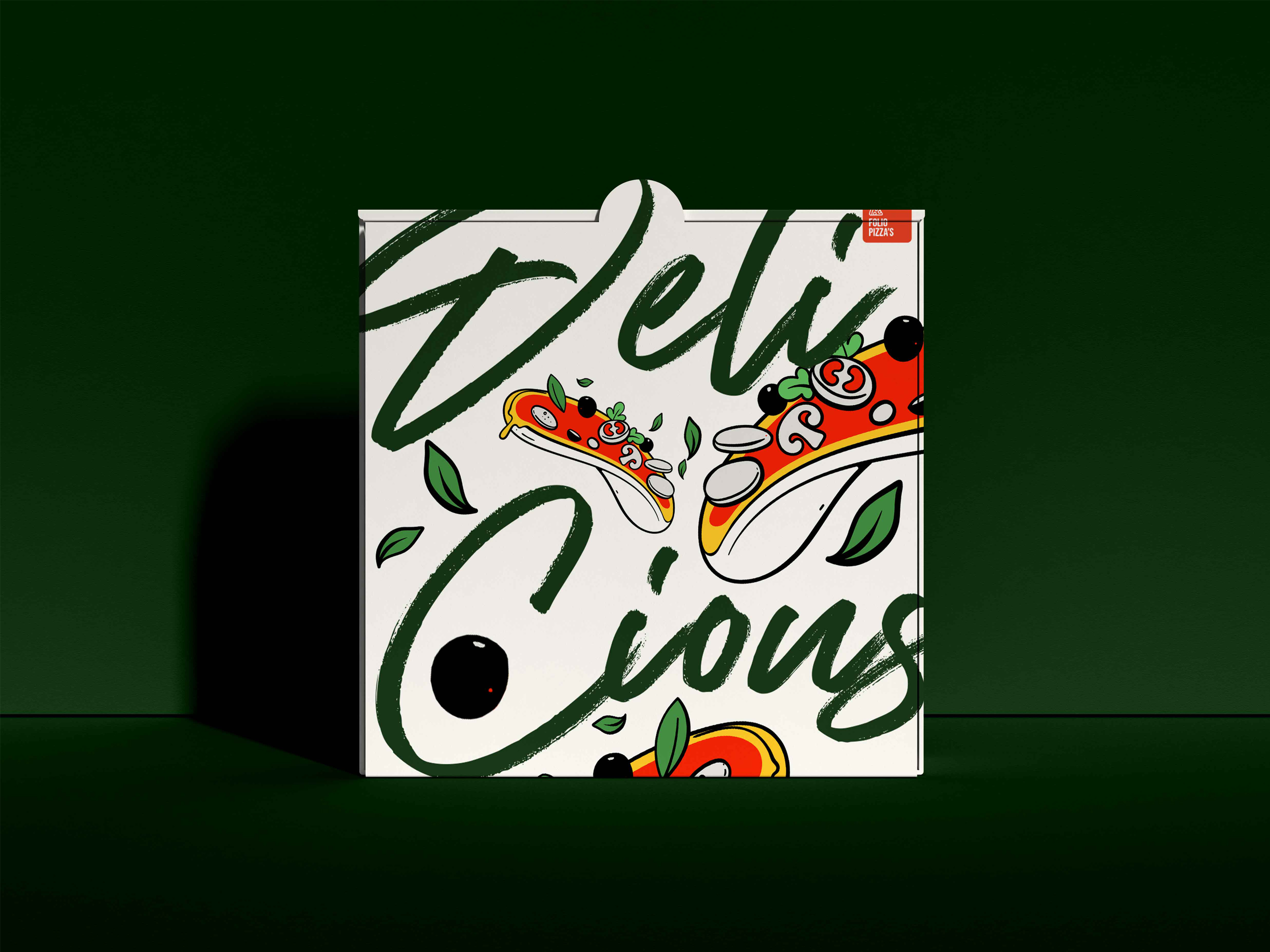 Delicions italian pizza — Изображение №3 — Брендинг на Dprofile
