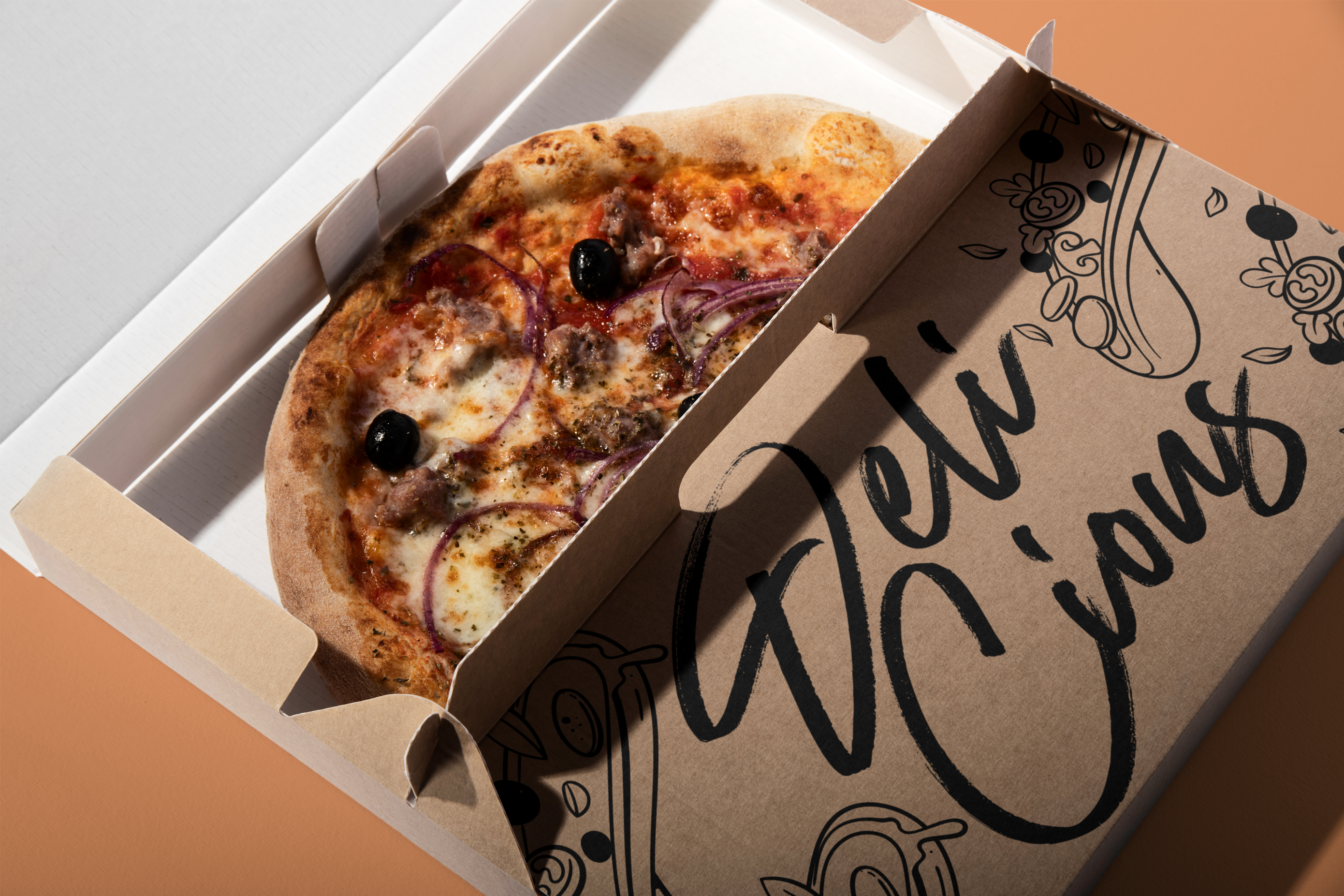 Delicions italian pizza — Изображение №7 — Брендинг на Dprofile