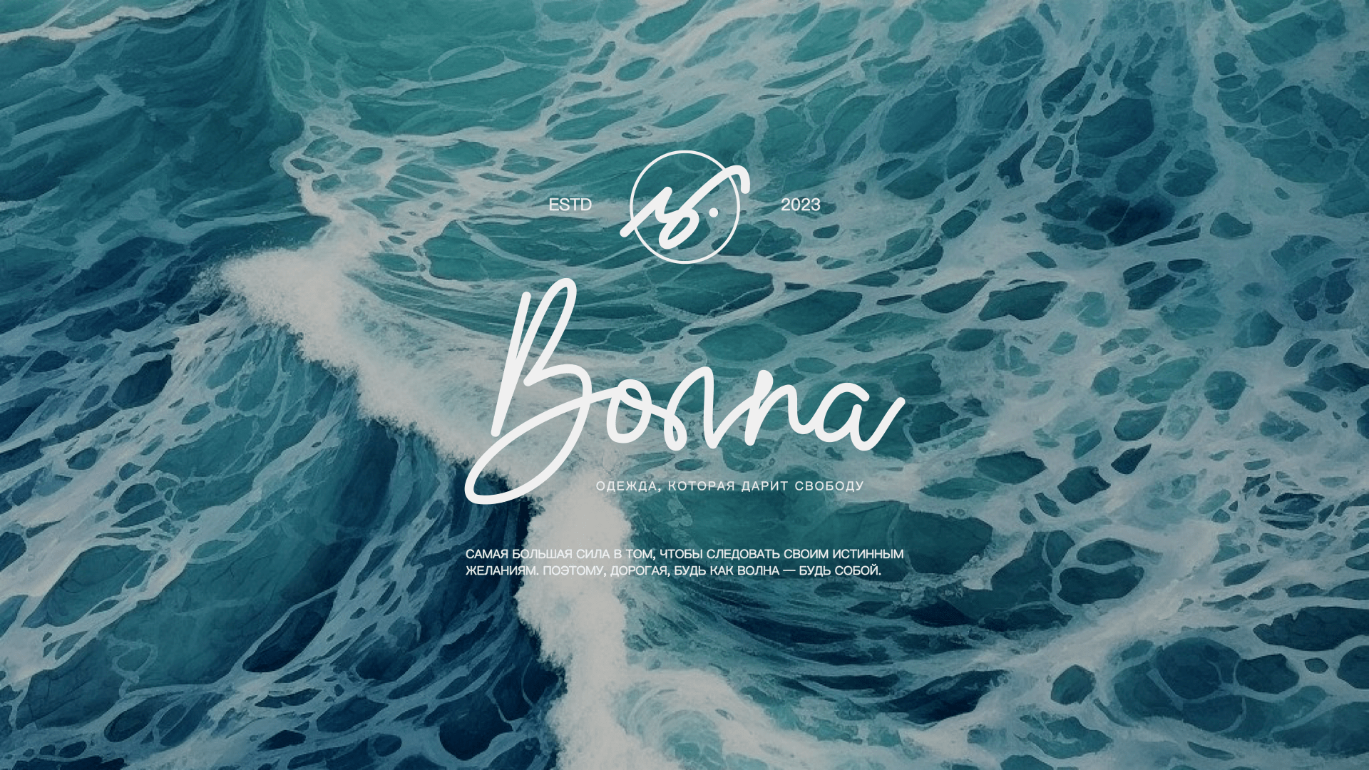 Волна ✱ фирменный стиль бренда одежды — Изображение №1 — Брендинг на Dprofile