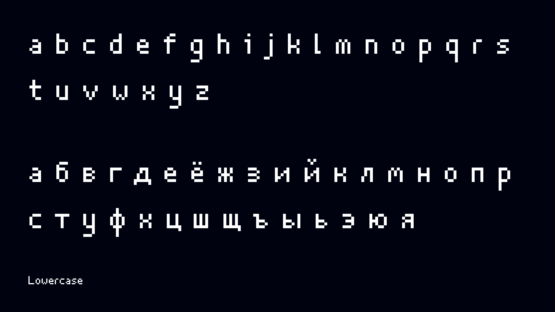 FinkaPixel - digital typeface — Изображение №6 — Графика на Dprofile
