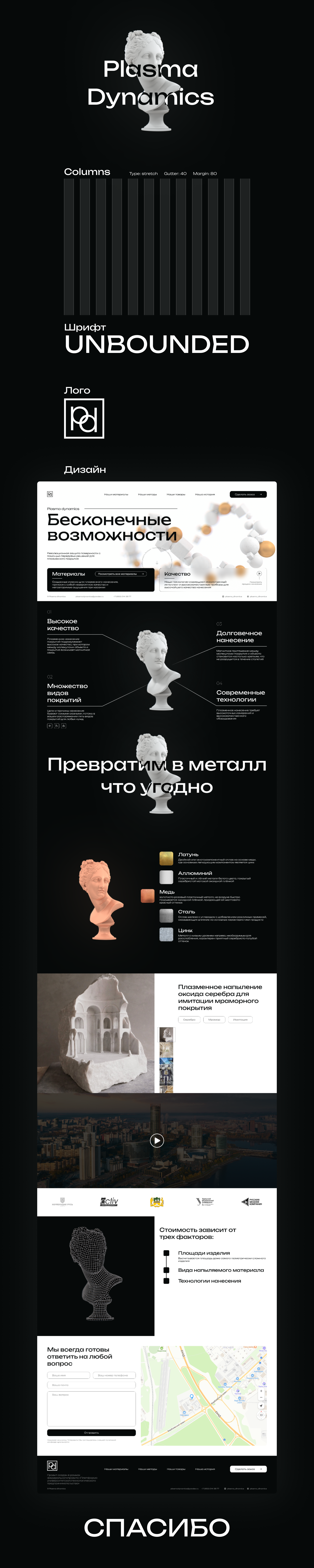 Дизайн сайта для Plasma Dynamics — Изображение №1 — Интерфейсы, 3D на Dprofile