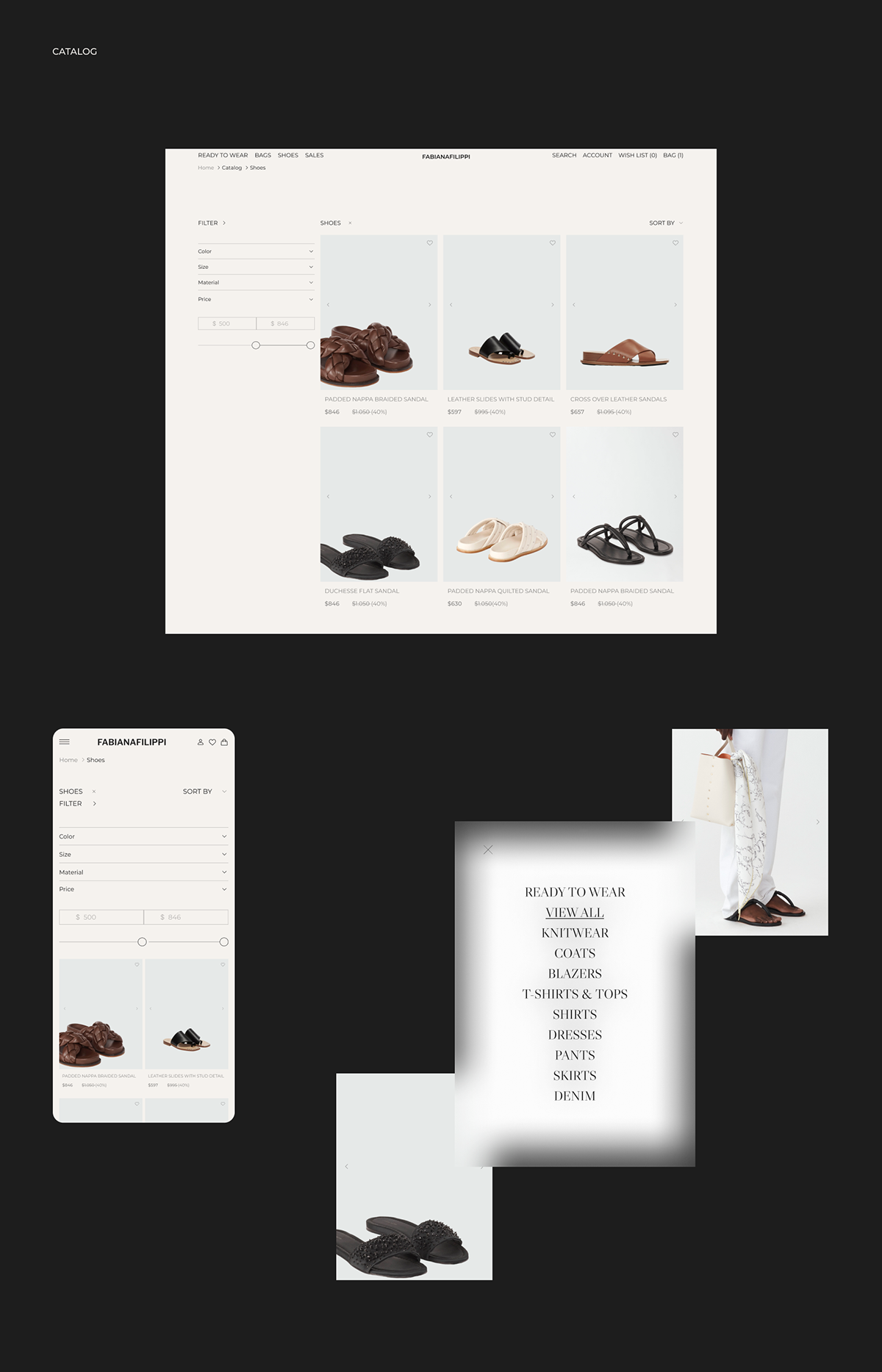 Fabianafilippi --fashion-online-store-redesign-concept — Изображение №5 — Интерфейсы на Dprofile