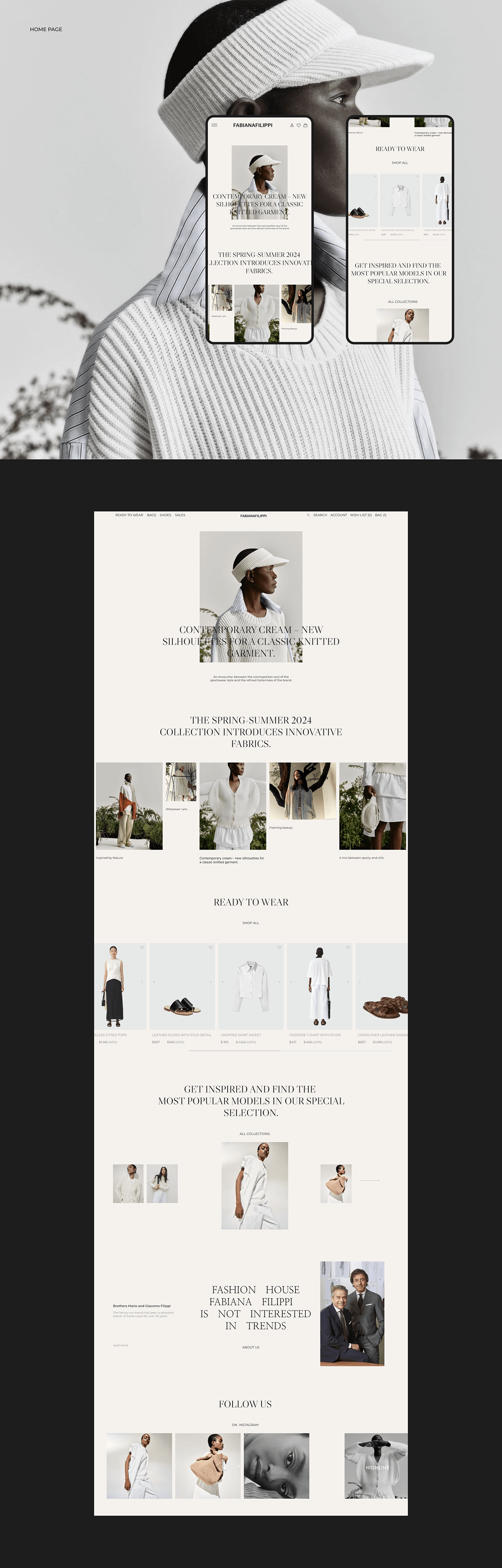 Fabianafilippi --fashion-online-store-redesign-concept — Изображение №3 — Интерфейсы на Dprofile