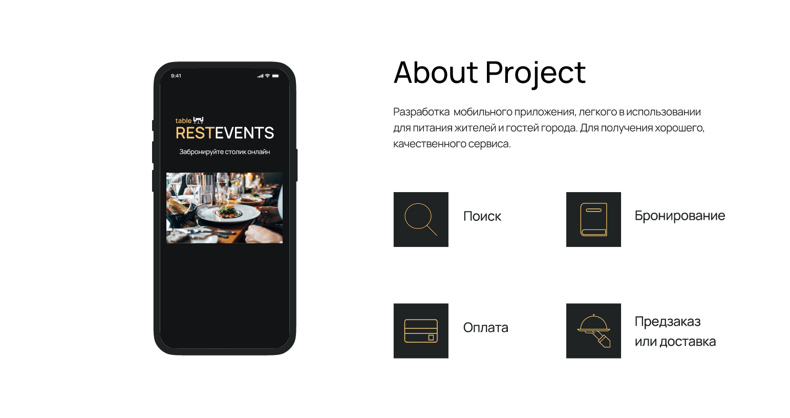 Restaurant booking — Изображение №2 — Интерфейсы на Dprofile