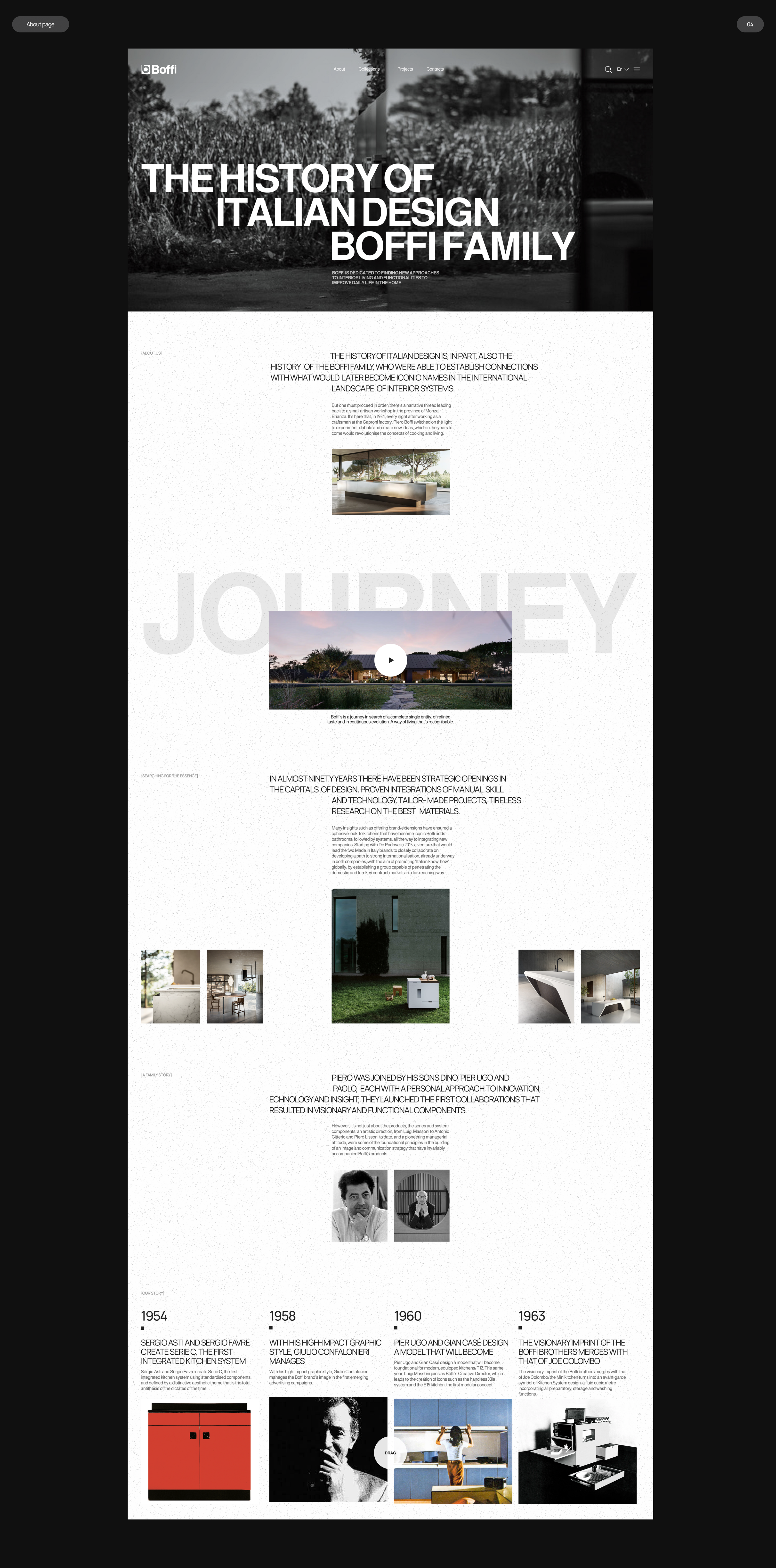 Boffi [Corporate website] — Изображение №9 — Интерфейсы на Dprofile