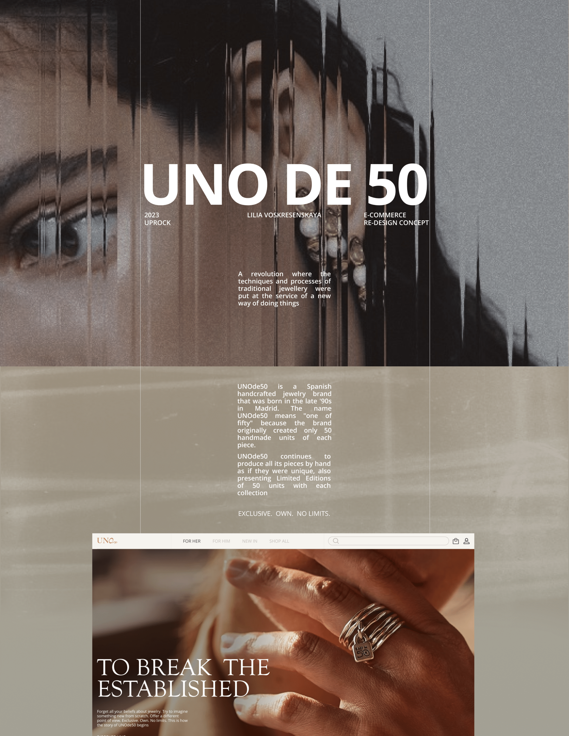 UNO DE 50 | E-commerce Redesign — Изображение №1 — Интерфейсы на Dprofile