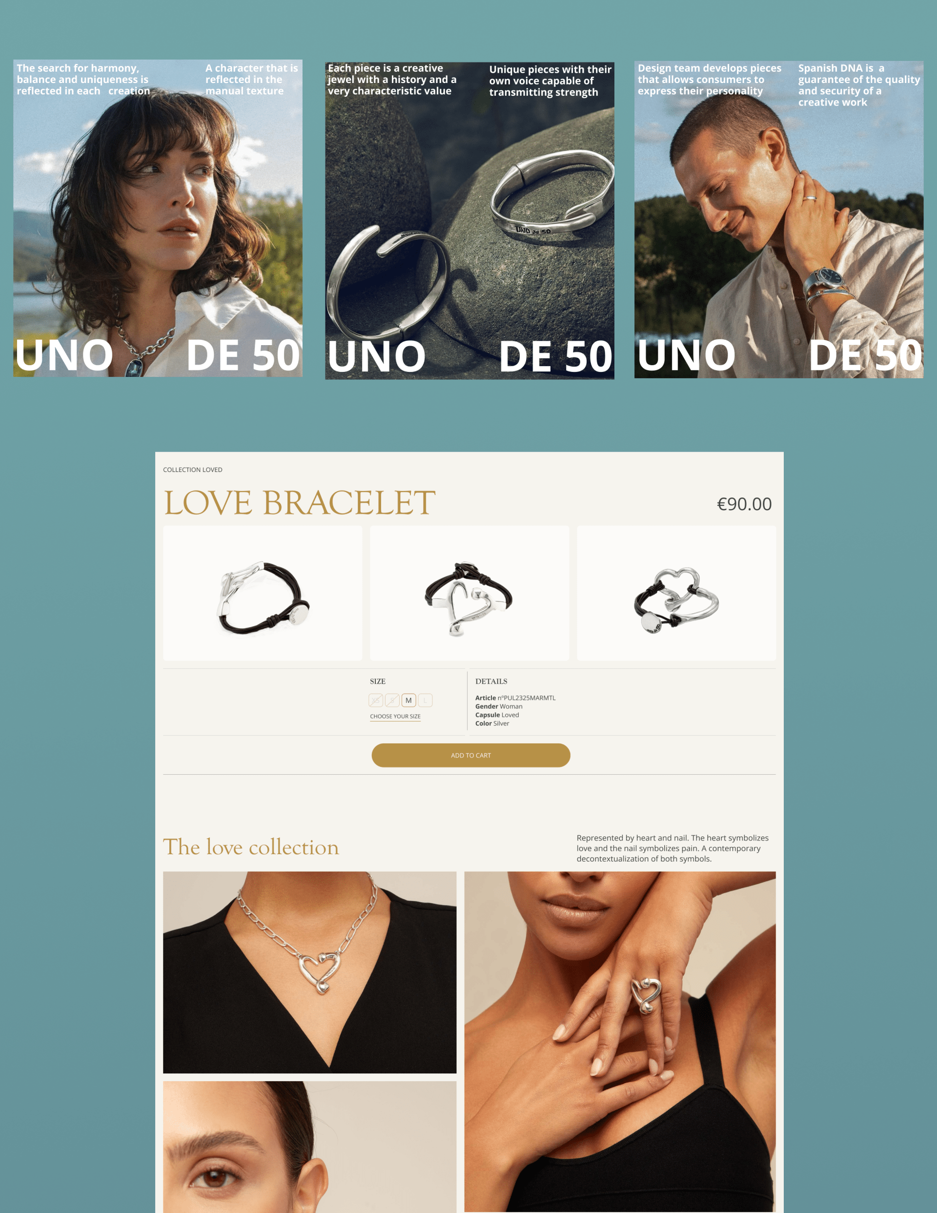 UNO DE 50 | E-commerce Redesign — Изображение №5 — Интерфейсы на Dprofile