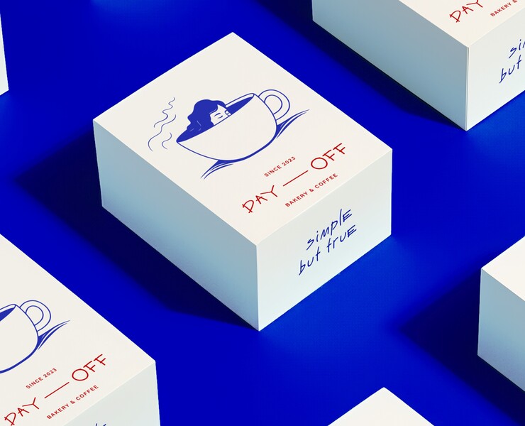 Brand identity for coffee shop - DAY OFF — Брендинг на Dprofile
