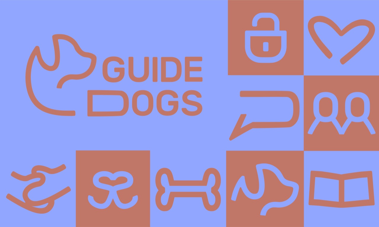 GUIDE DOGS, иконки и лого для школы служебных собак — Изображение №8 — Брендинг, Графика на Dprofile