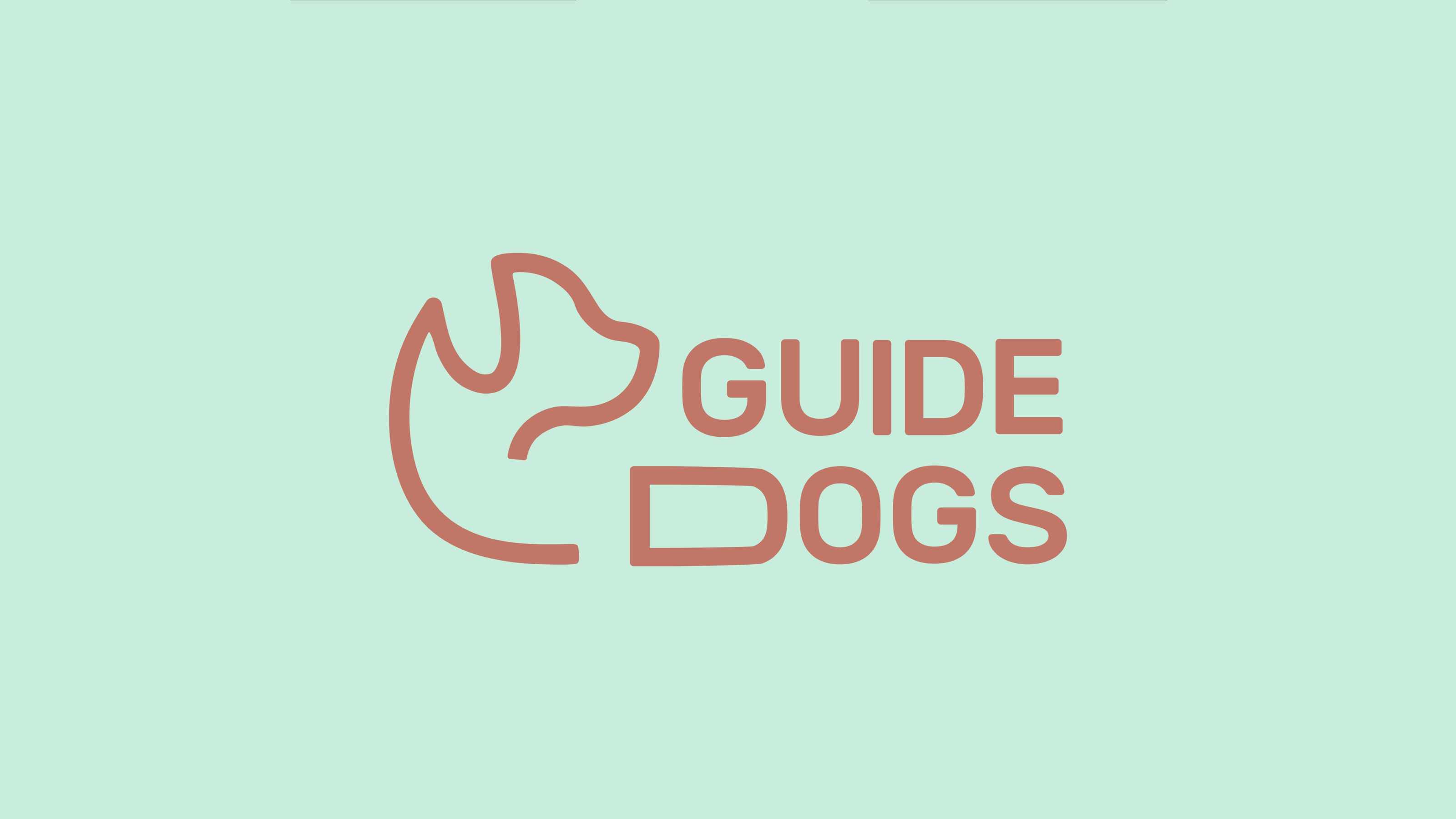 GUIDE DOGS, иконки и лого для школы служебных собак — Изображение №1 — Брендинг, Графика на Dprofile