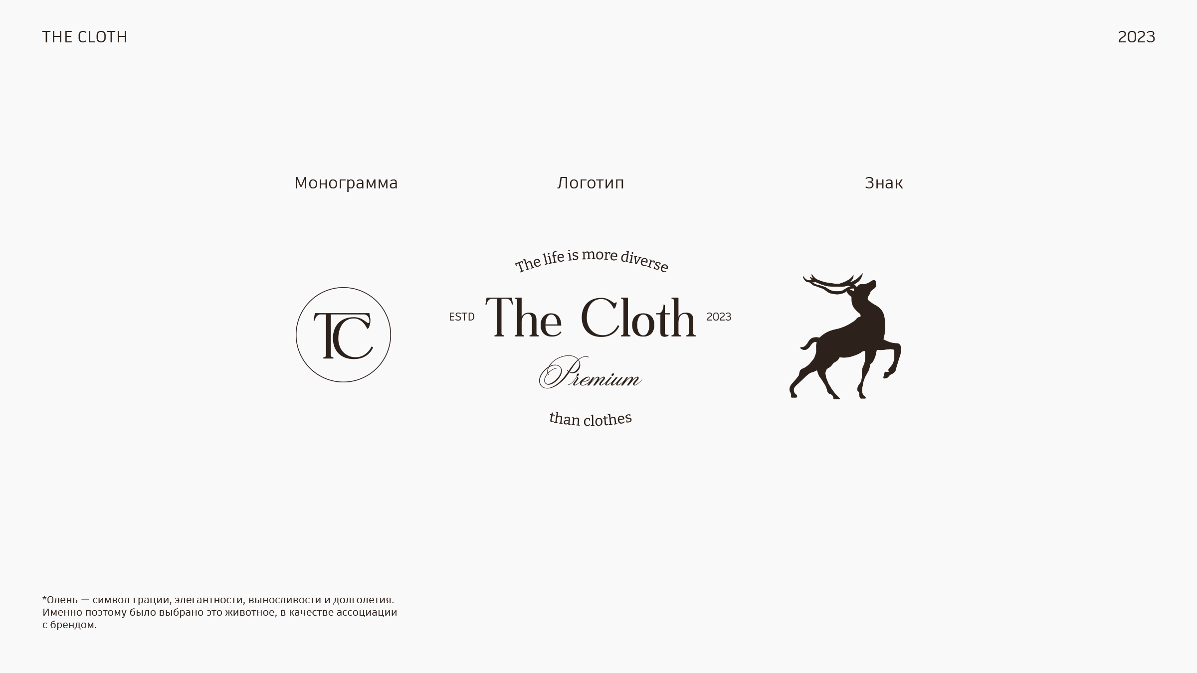 “The Cloth” brand identity — Изображение №3 — Брендинг на Dprofile