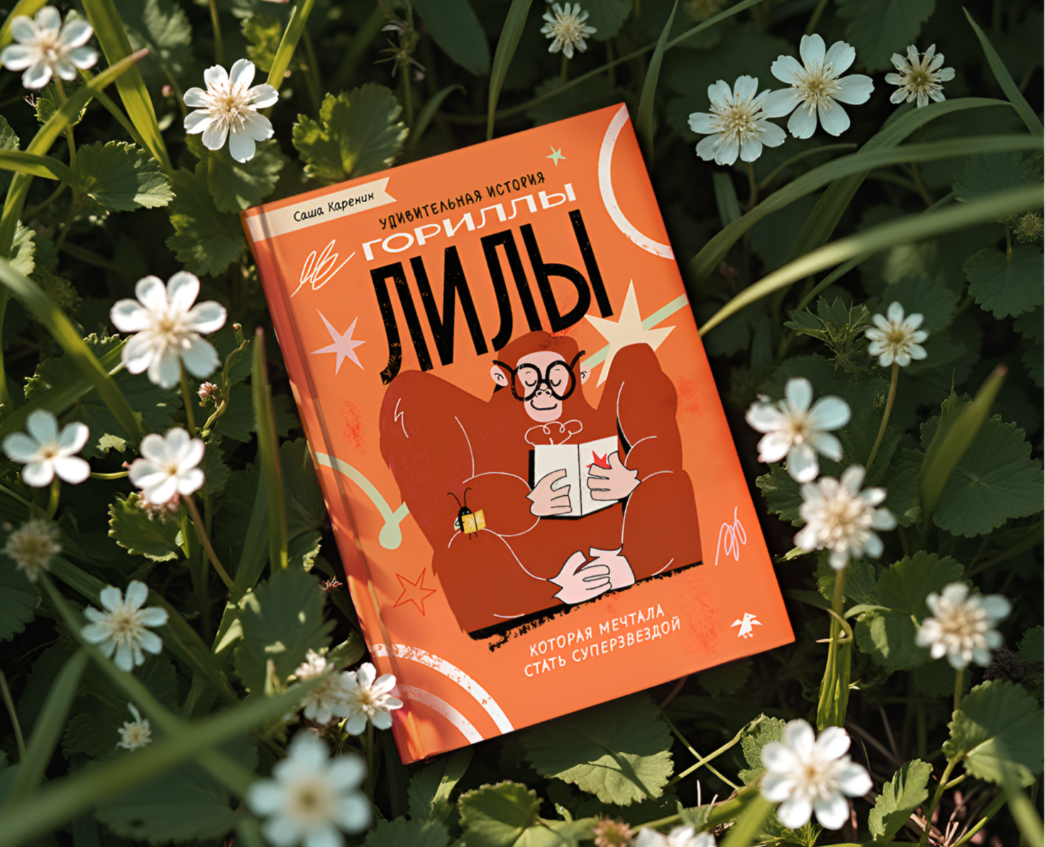 Обложка детской книги "Горилла Лила" — Иллюстрация, Графика на Dprofile