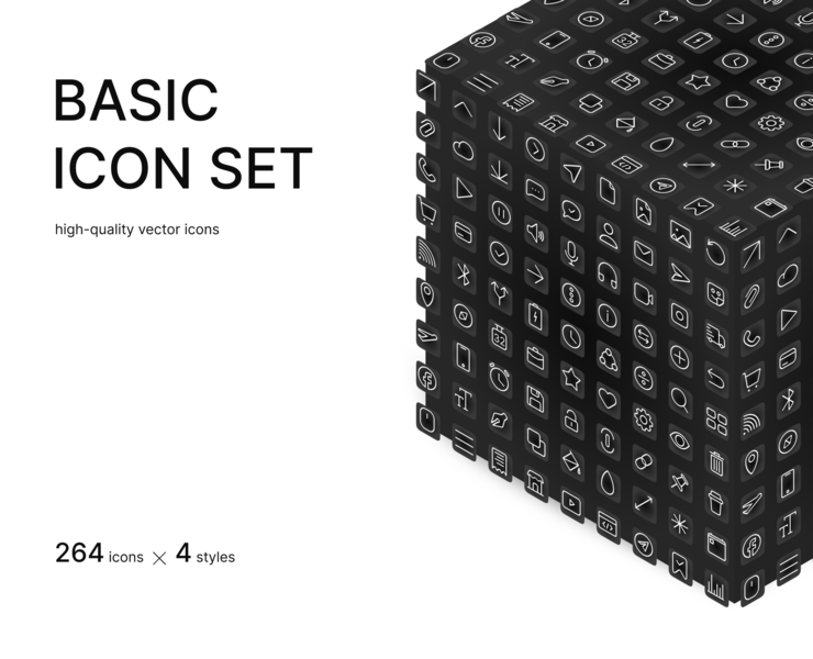 Basic icon set на Dprofile