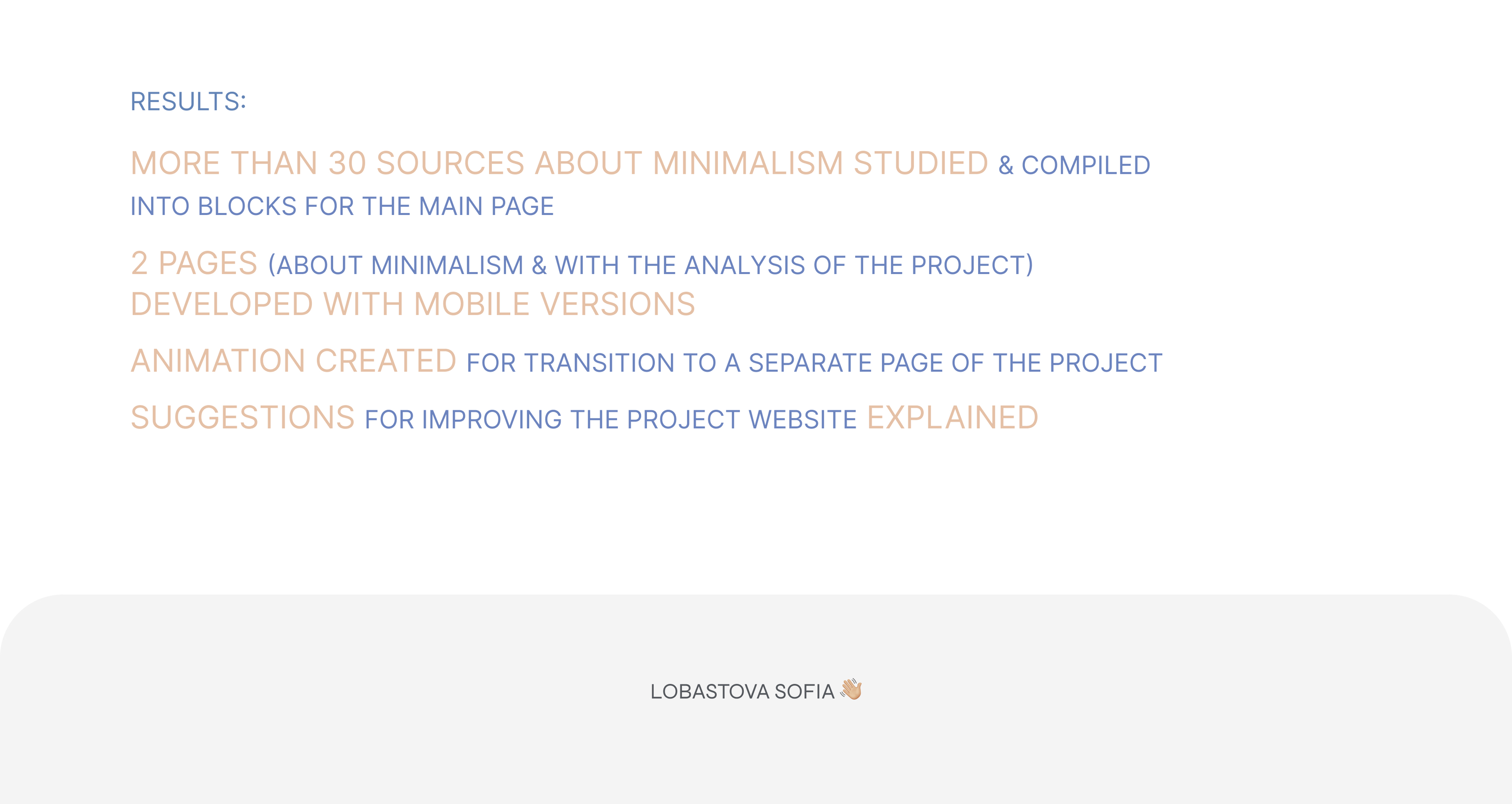 Web design ⋅ About Minimalism — Изображение №8 — Интерфейсы на Dprofile