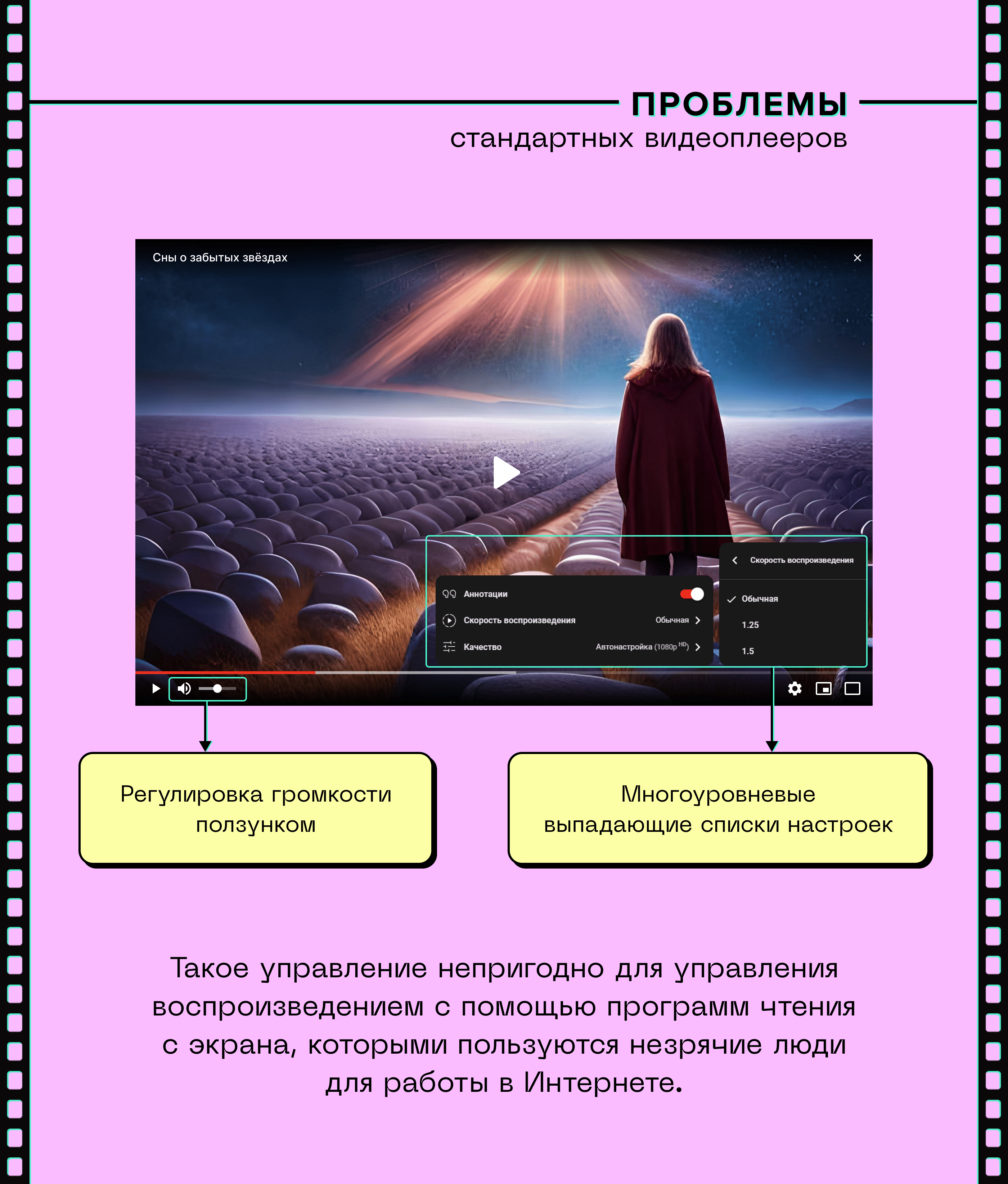 Видеоплеер для слепых — Изображение №3 — Интерфейсы на Dprofile