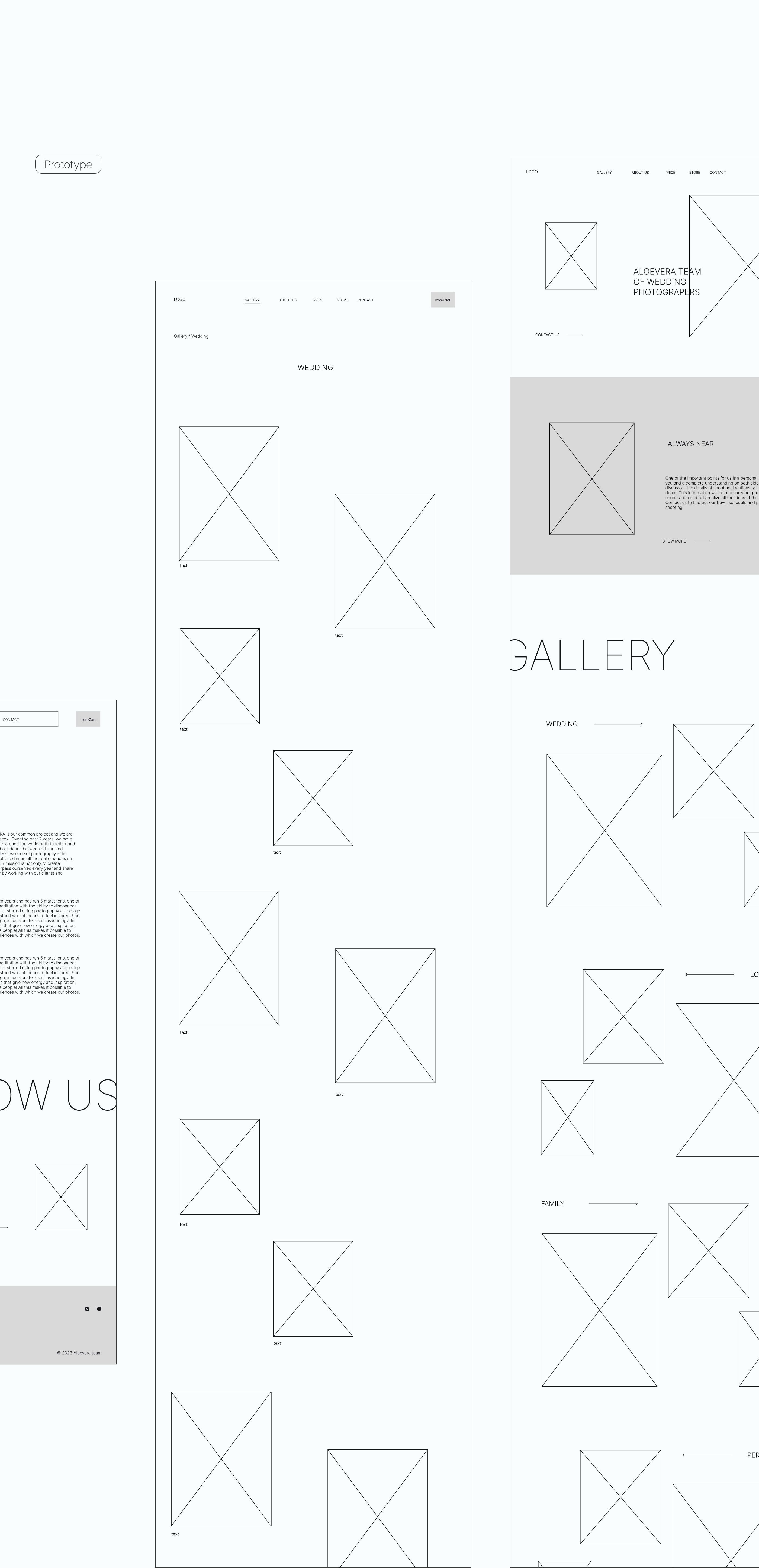 Website for photographer Redesign Consept (Minimalism) — Изображение №3 — Интерфейсы на Dprofile