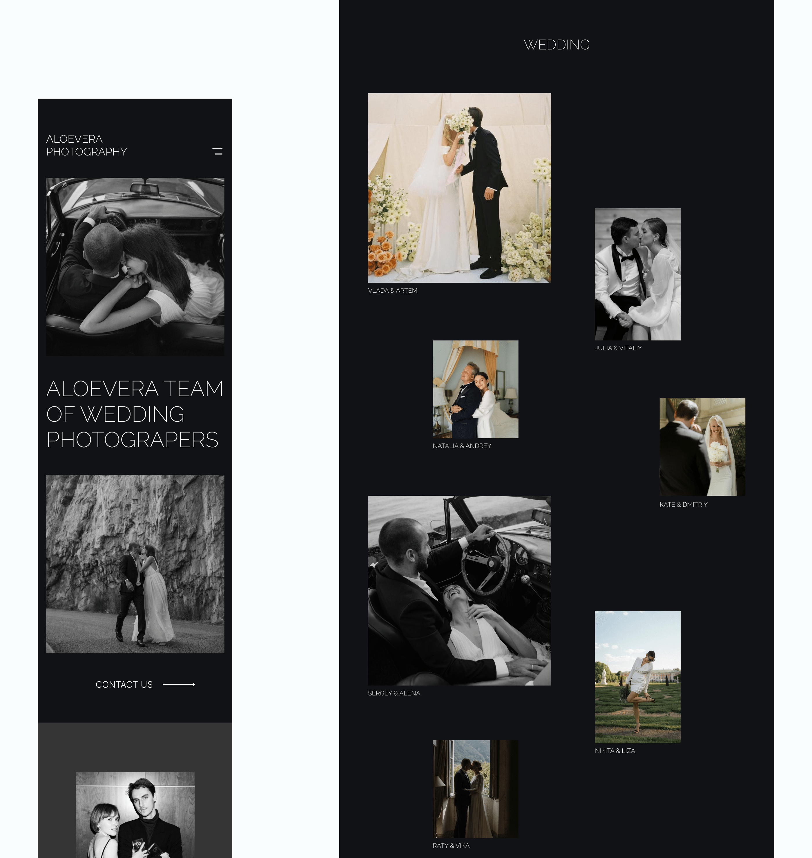Website for photographer Redesign Consept (Minimalism) — Изображение №6 — Интерфейсы на Dprofile