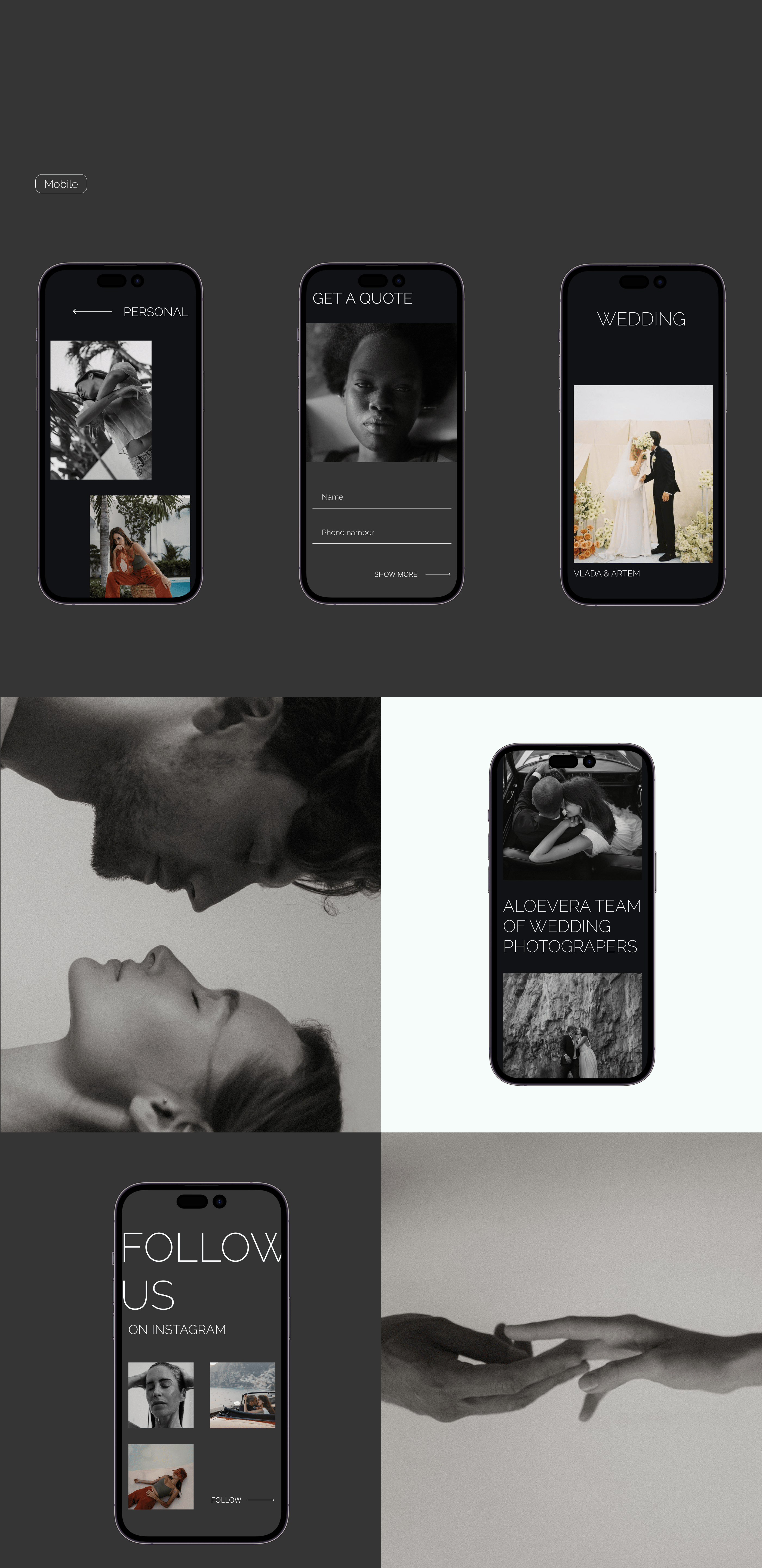Website for photographer Redesign Consept (Minimalism) — Изображение №4 — Интерфейсы на Dprofile