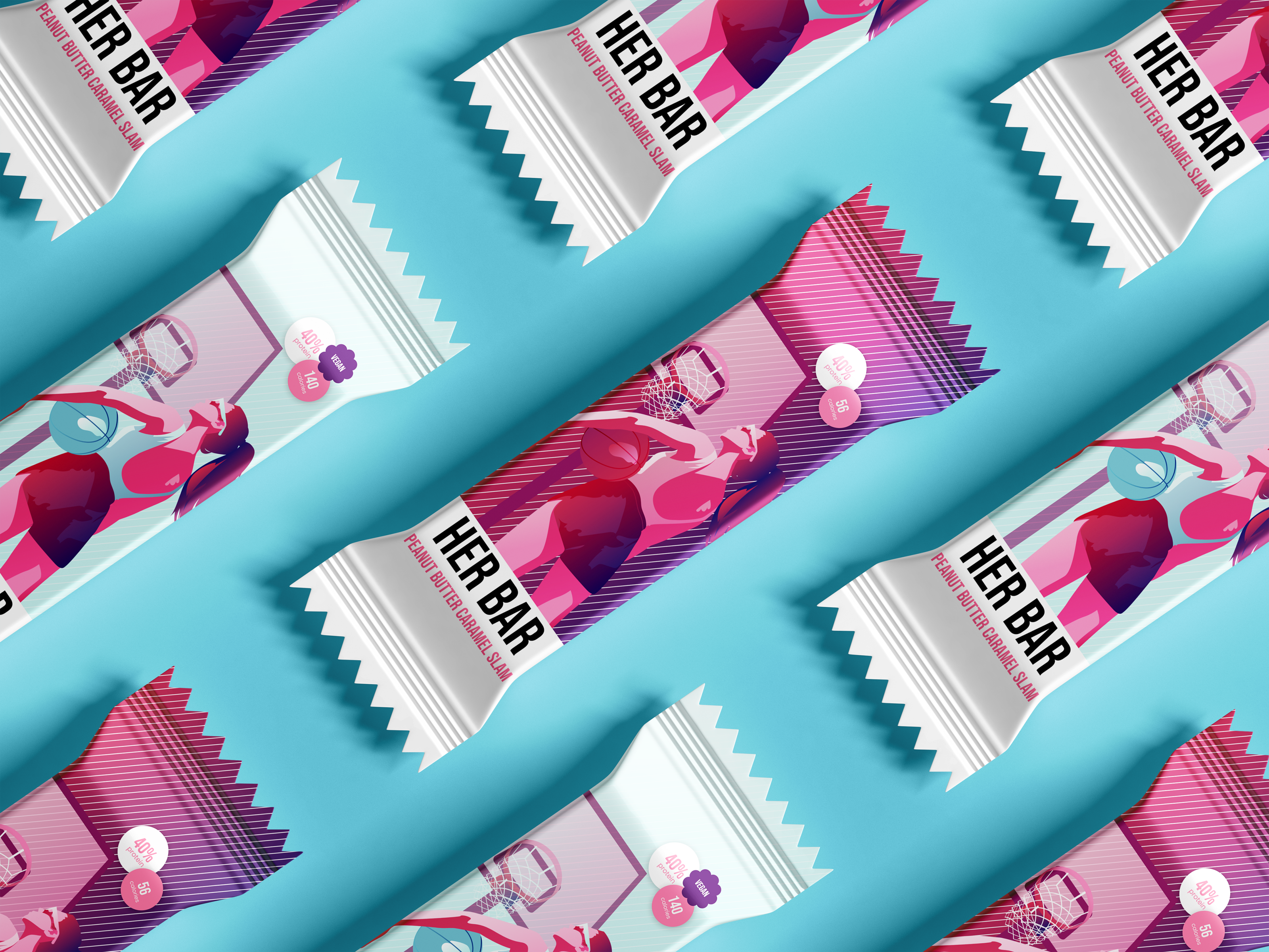 HER BAR - Иллюстрации и Дизайн Упаковки — Изображение №8 — Брендинг, Иллюстрация на Dprofile