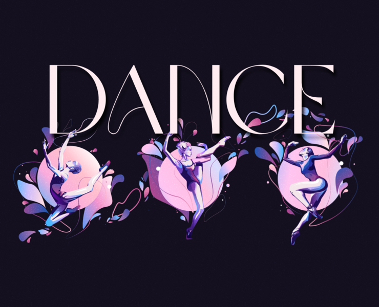 DANCE - Series of Illustrations — Иллюстрация на Dprofile