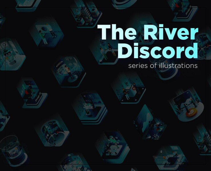 Иллюстрации/Иконки Для Сайта: The River Discord — Иллюстрация, Графика на Dprofile