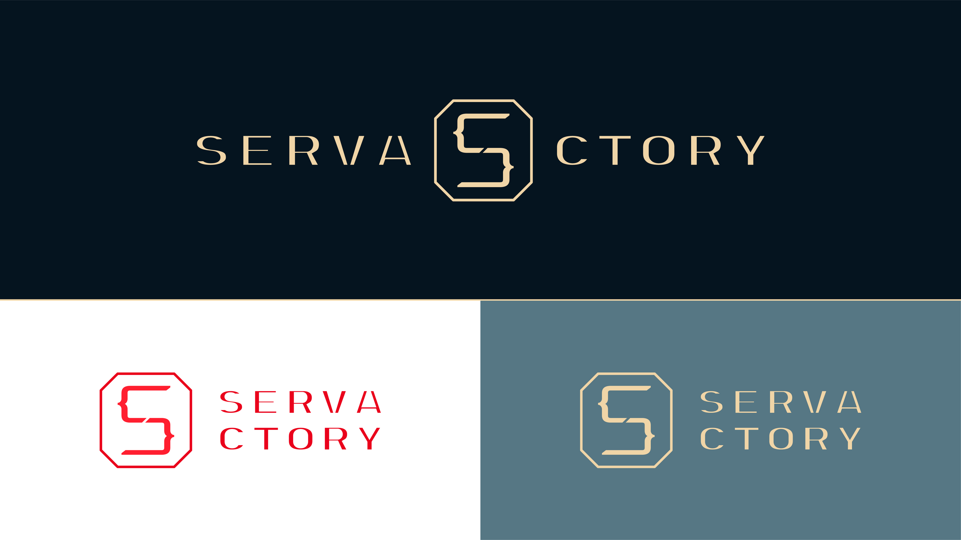 Servactory's Logotype — Изображение №3 — Брендинг, Графика на Dprofile