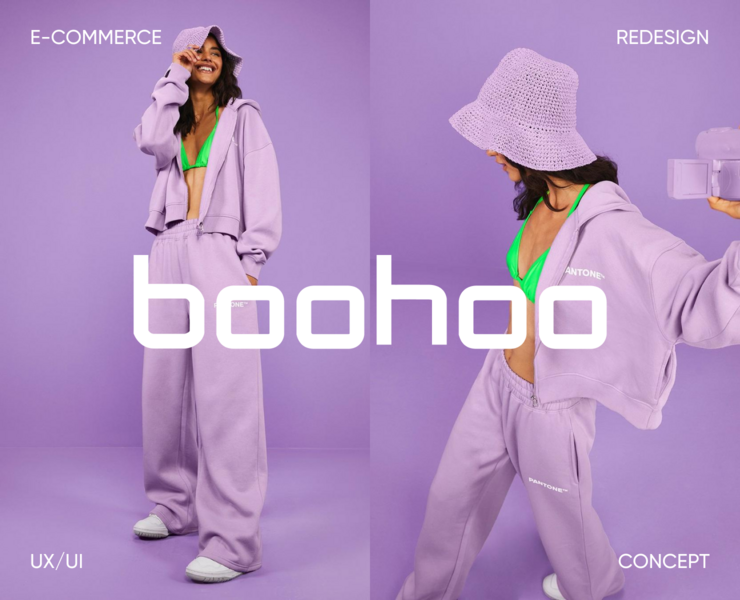 e-commerce|boohoo — Интерфейсы на Dprofile