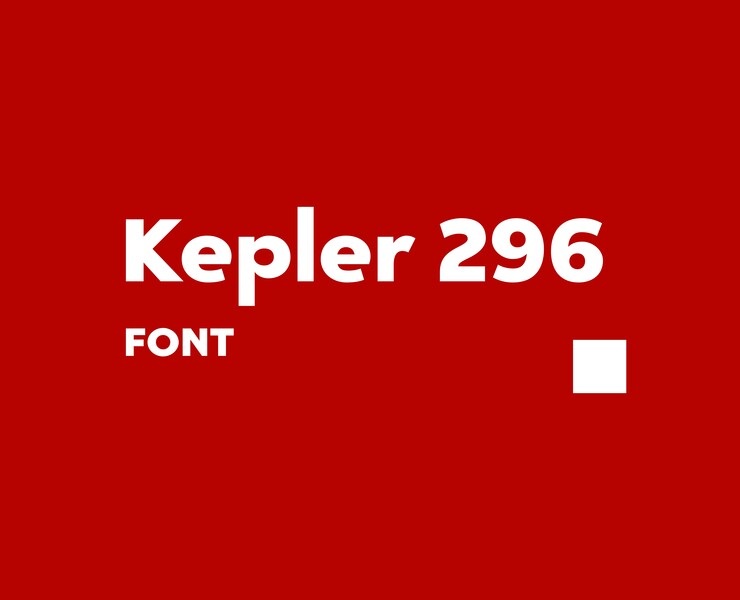 Kepler 296 | font — Брендинг, Графика на Dprofile
