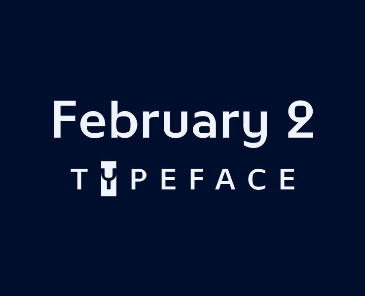 February 2 | font — Брендинг, Графика на Dprofile