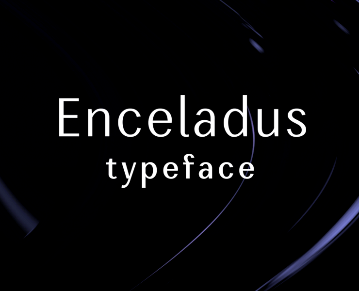 Enceladus | typeface — Брендинг, Графика на Dprofile