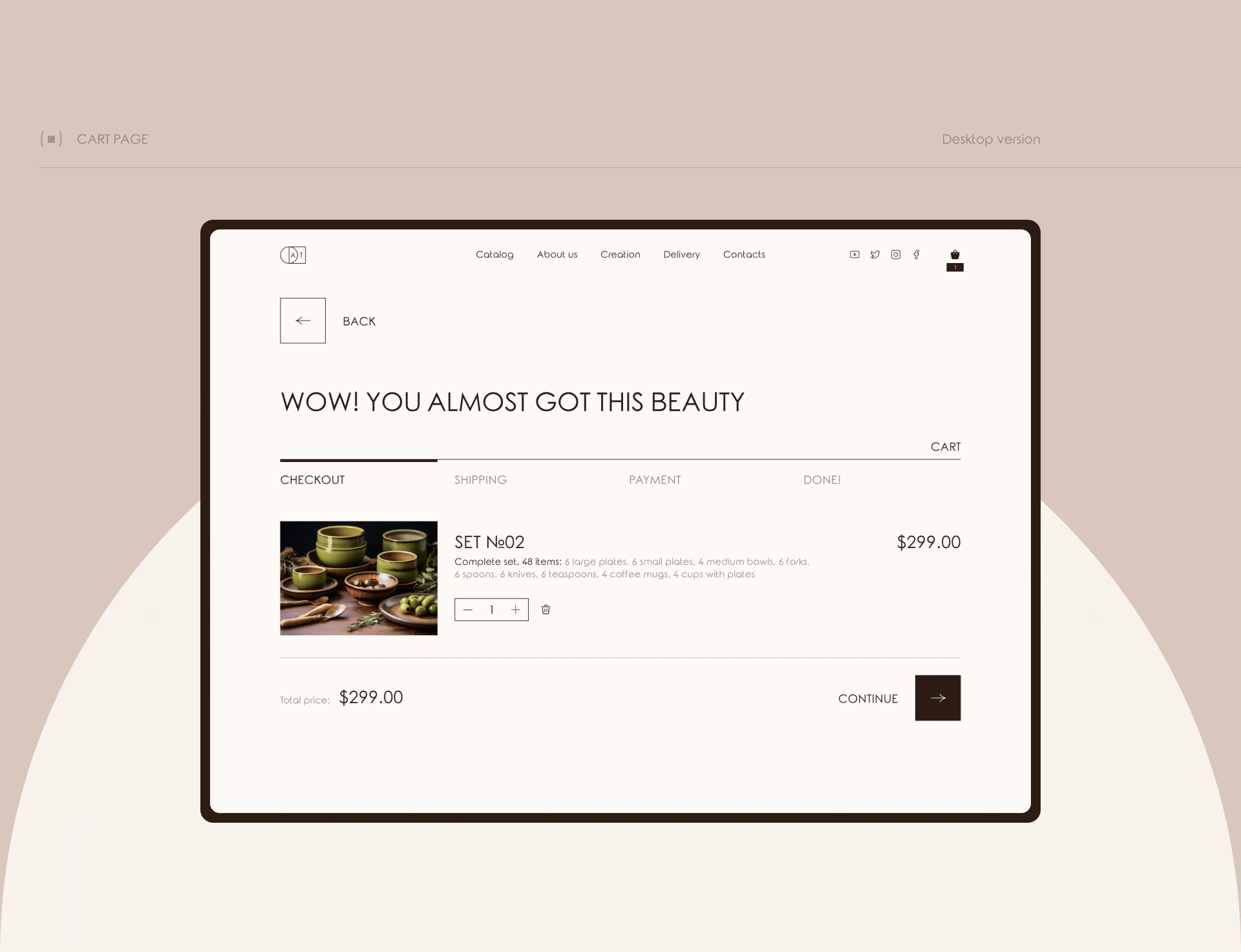 Website for aesthetic tableware | E-commerce — Изображение №18 — Интерфейсы на Dprofile