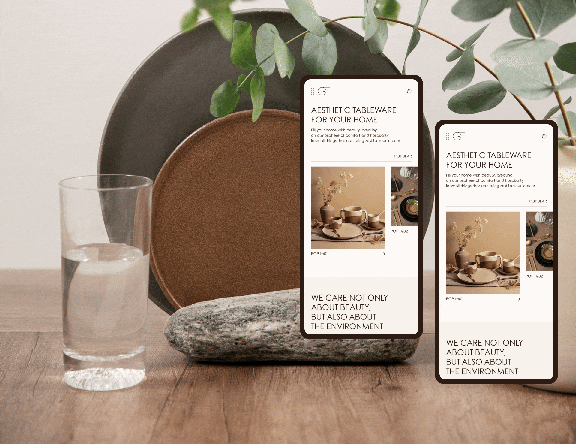Website for aesthetic tableware | E-commerce — Изображение №5 — Интерфейсы на Dprofile