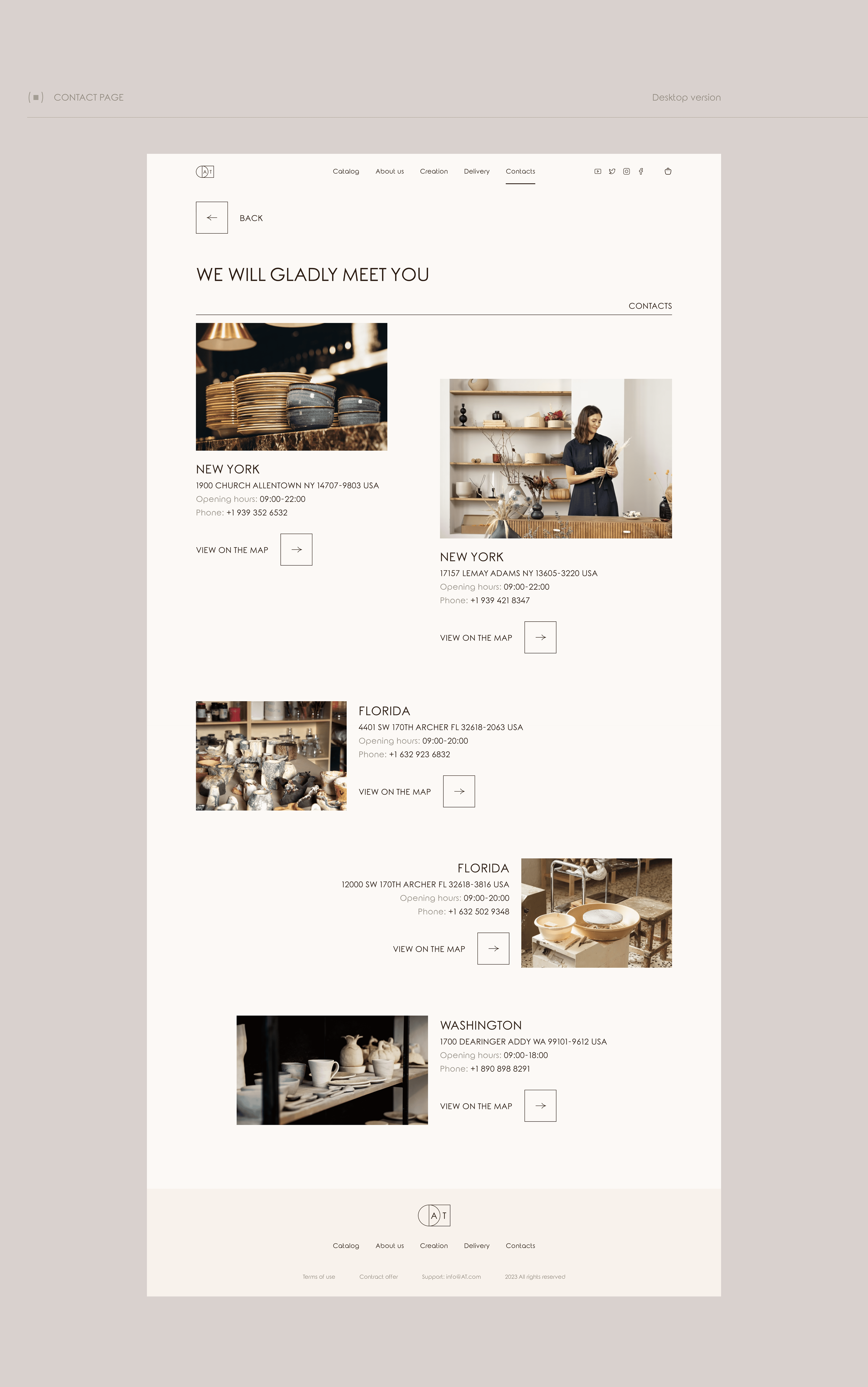 Website for aesthetic tableware | E-commerce — Изображение №16 — Интерфейсы на Dprofile