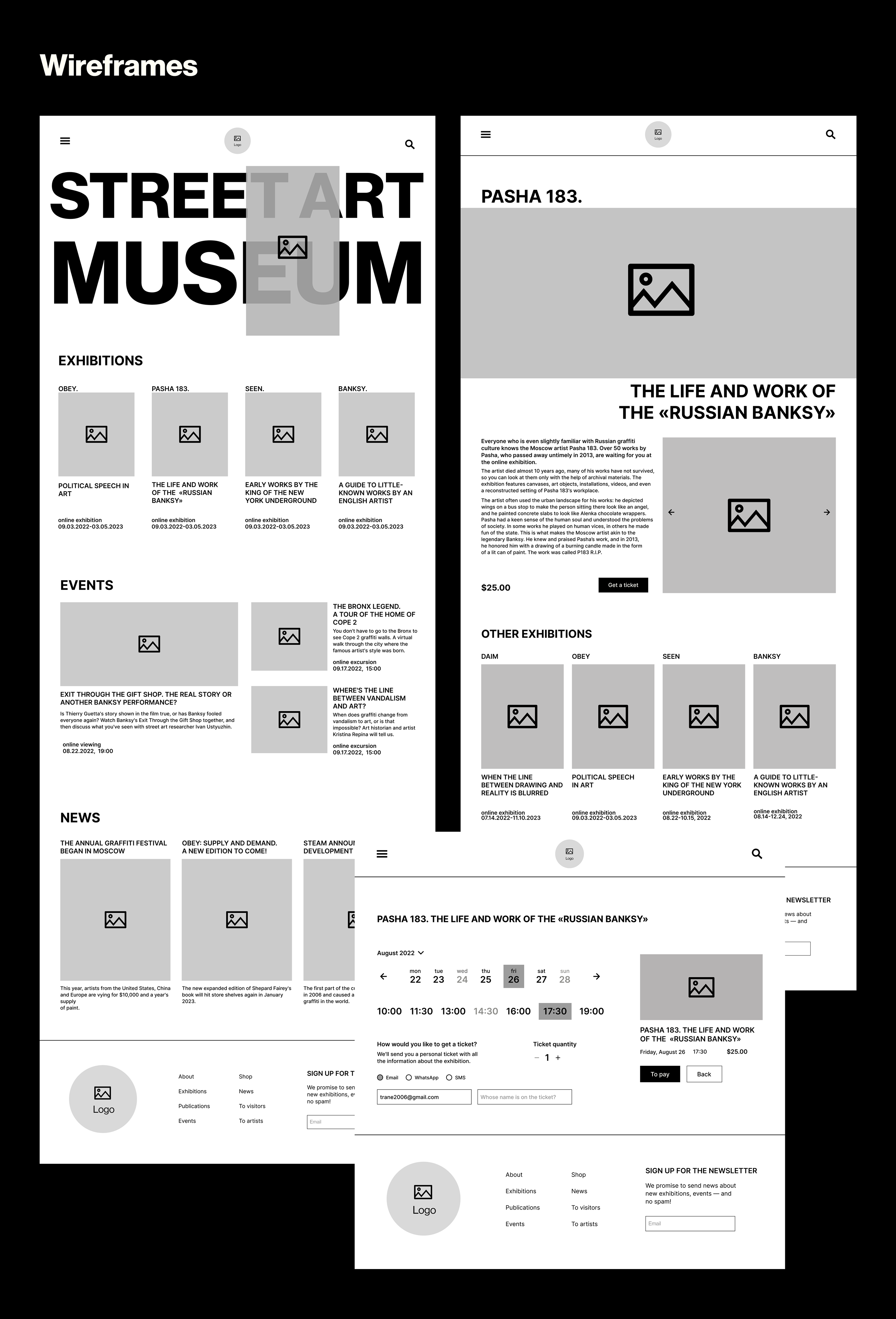 Street art museum. Concept, UX/UI — Изображение №5 — Интерфейсы, Иллюстрация на Dprofile