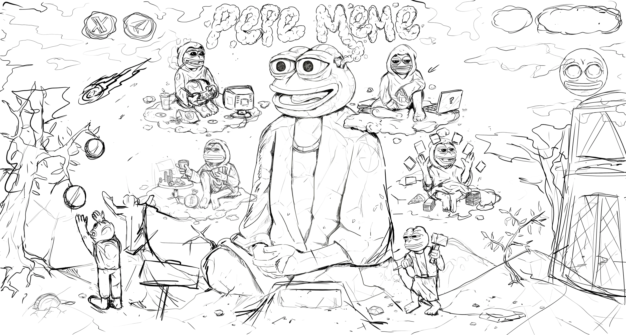 pepe meme — Изображение №4 — Иллюстрация, Маркетинг на Dprofile