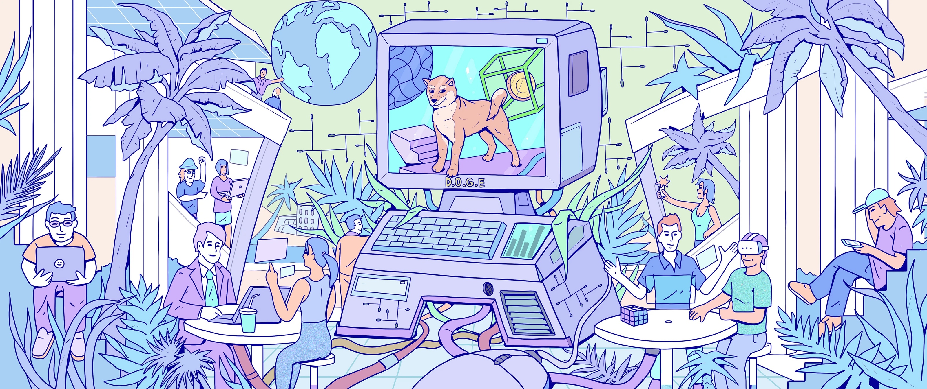 doge illustration — Изображение №1 — Брендинг, Иллюстрация на Dprofile