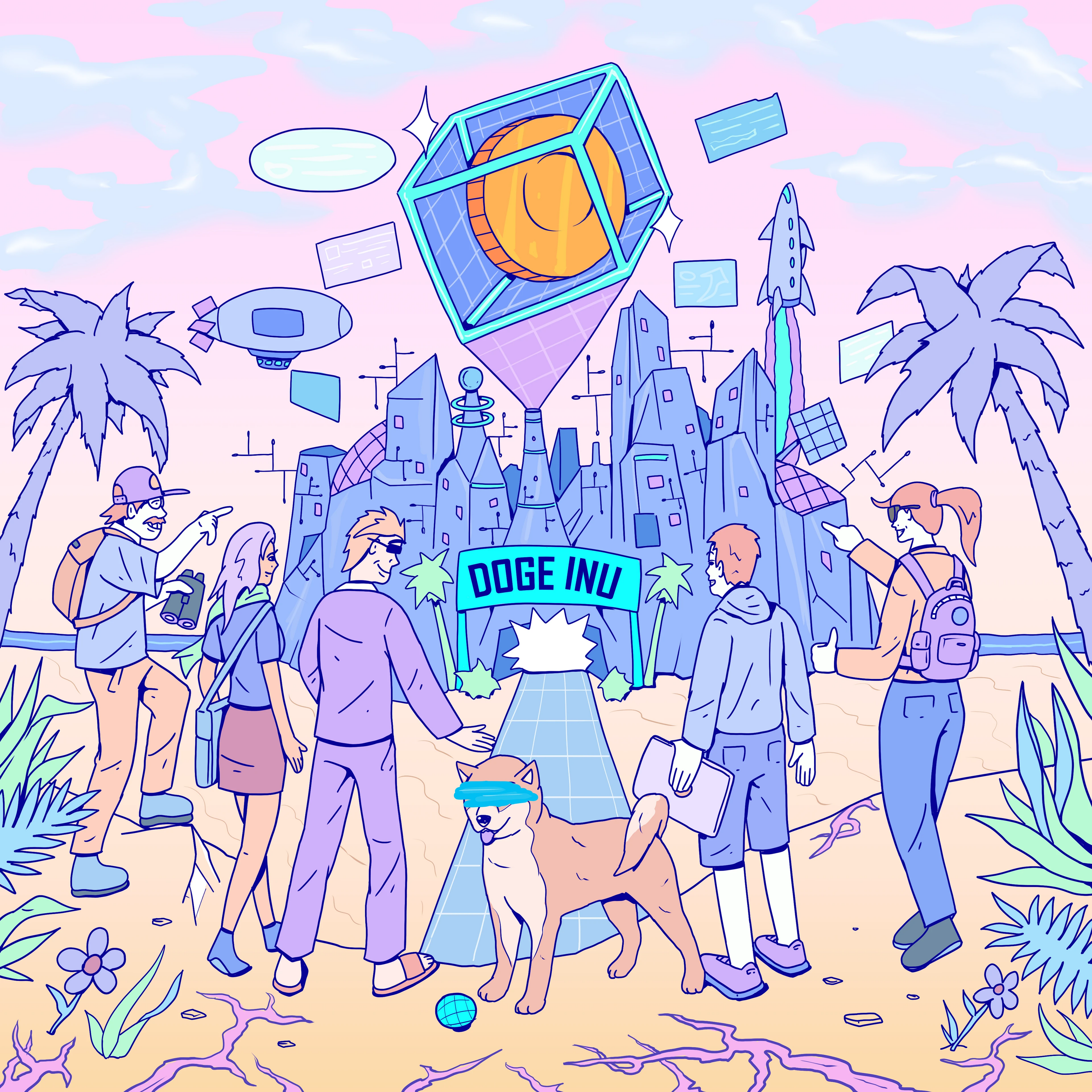 doge illustration — Изображение №2 — Брендинг, Иллюстрация на Dprofile