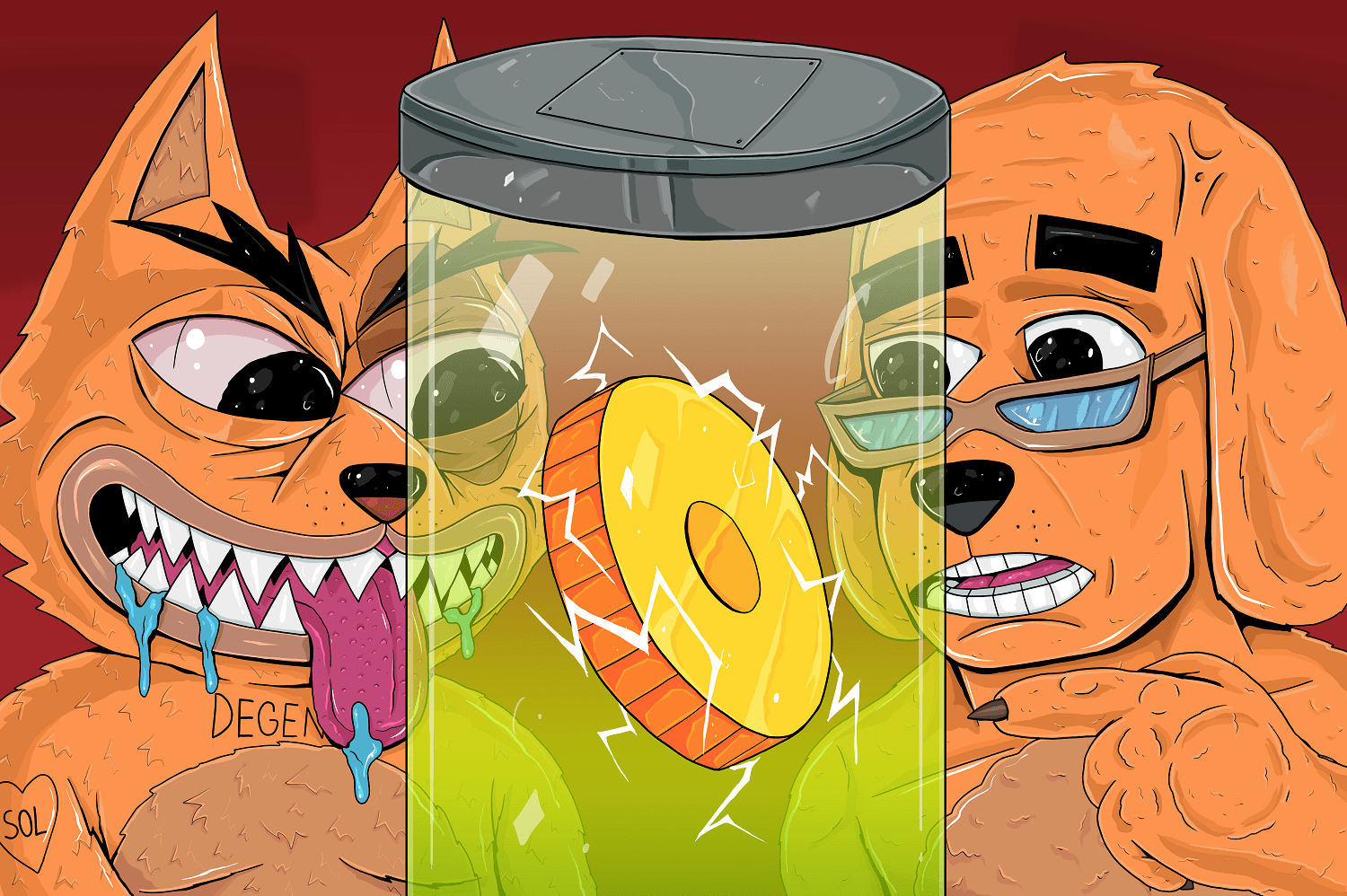 KatDawg memecoin illustration — Изображение №10 — Иллюстрация, Маркетинг на Dprofile
