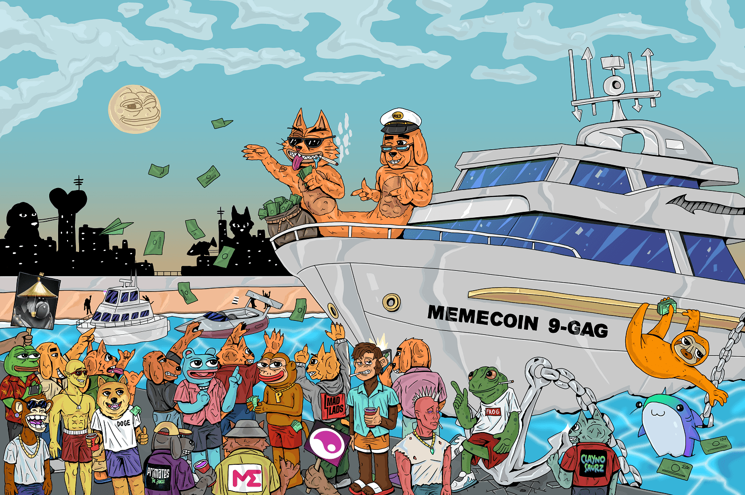 KatDawg memecoin illustration — Изображение №16 — Иллюстрация, Маркетинг на Dprofile