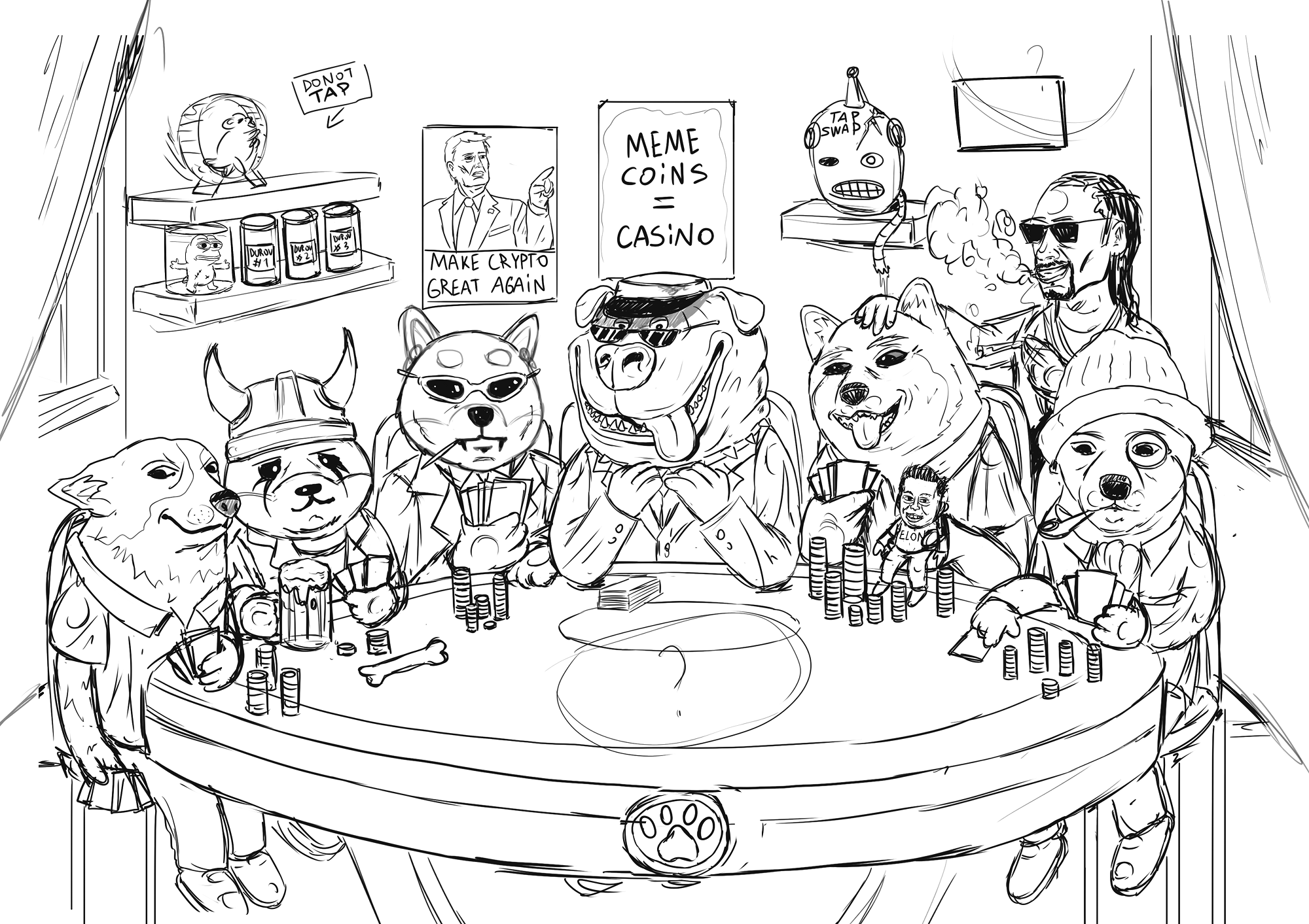 dogs players — Изображение №2 — Иллюстрация на Dprofile